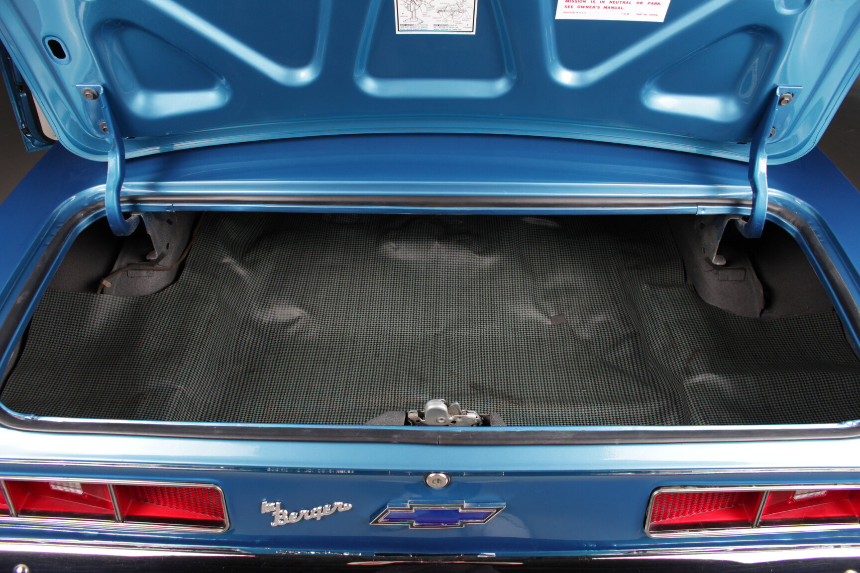 Interior image of 1969 Chevrolet Camaro COPO TRIBUTE