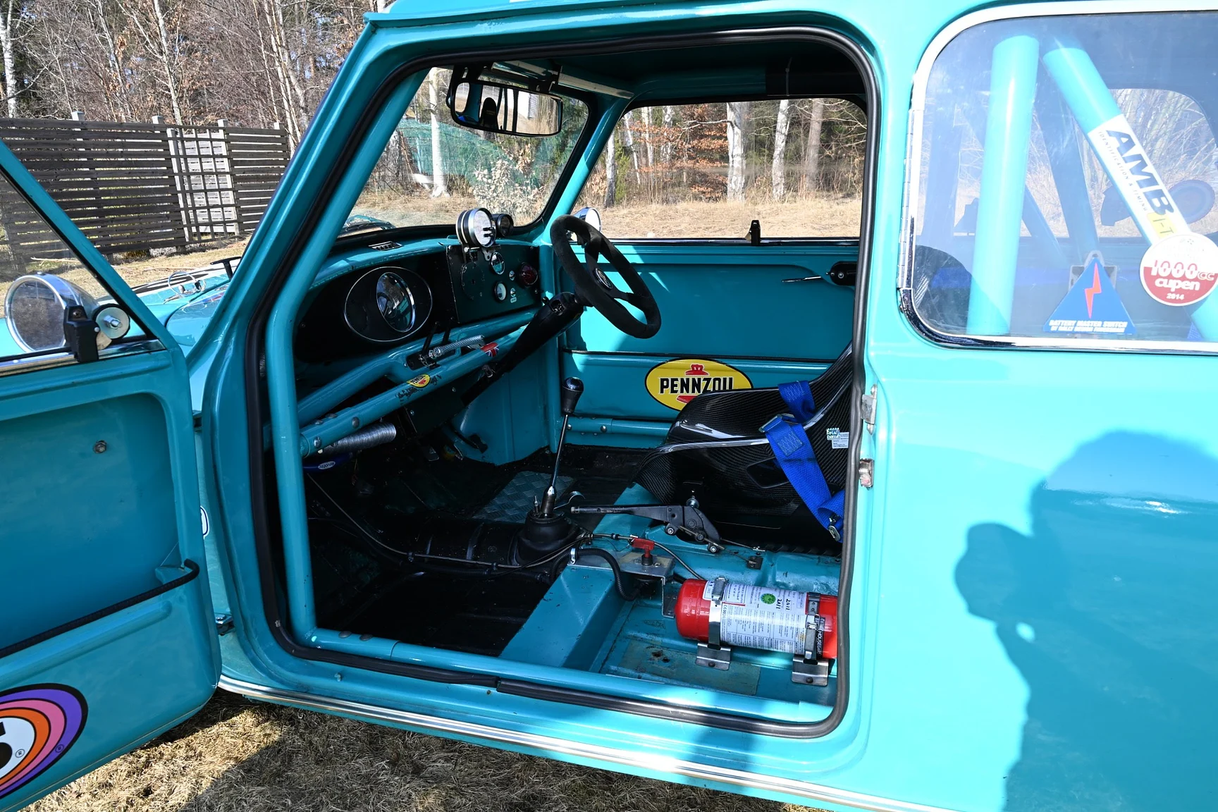 Interiörbild 1964 BMC  Cooper 970S (9)