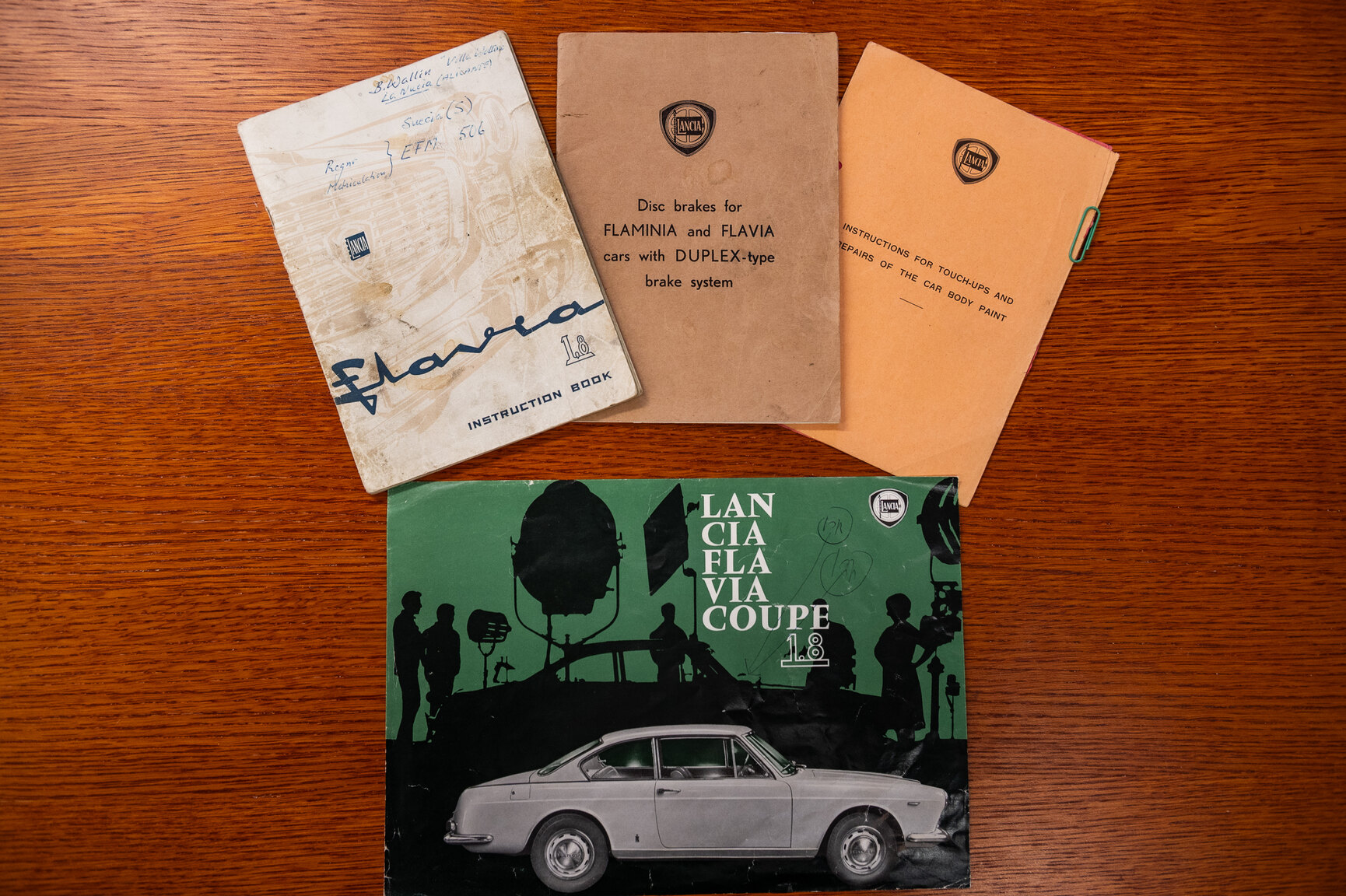 Documentation for 1965 Lancia Flavia Coupé