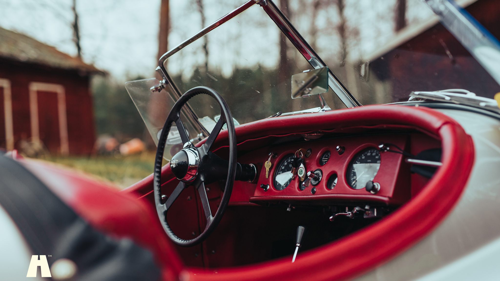 Innenraumfoto von 1951 Jaguar XK120