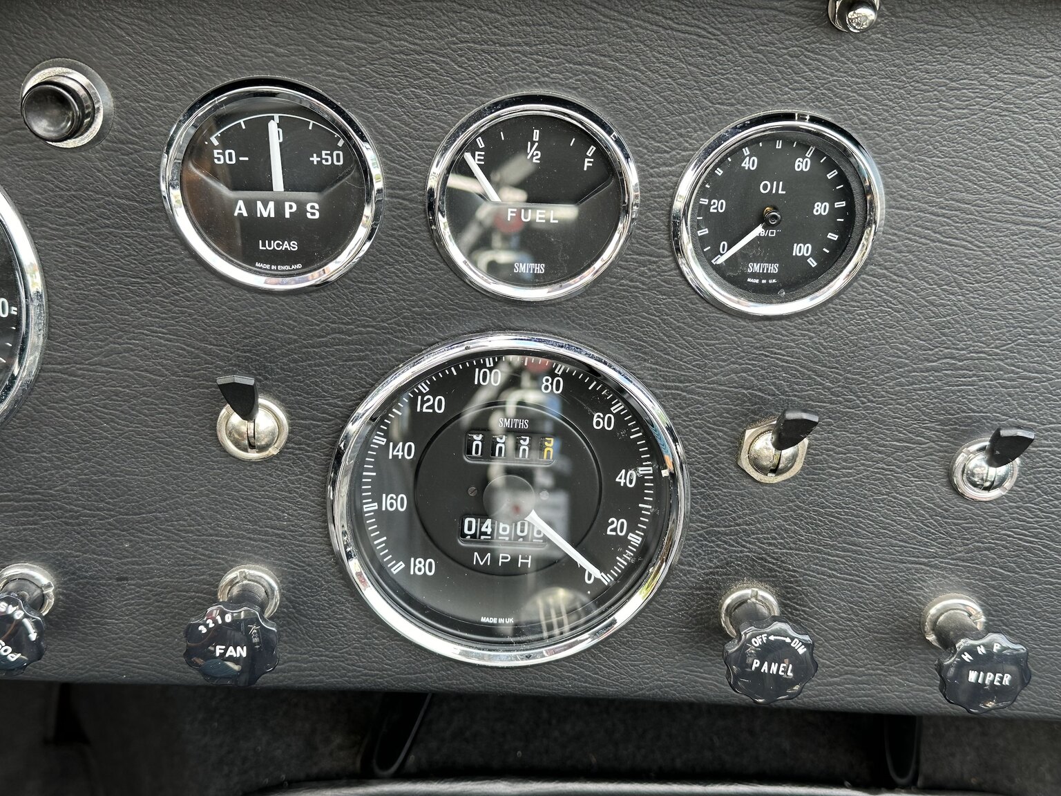 Interiörbild 1965 Superformance Cobra