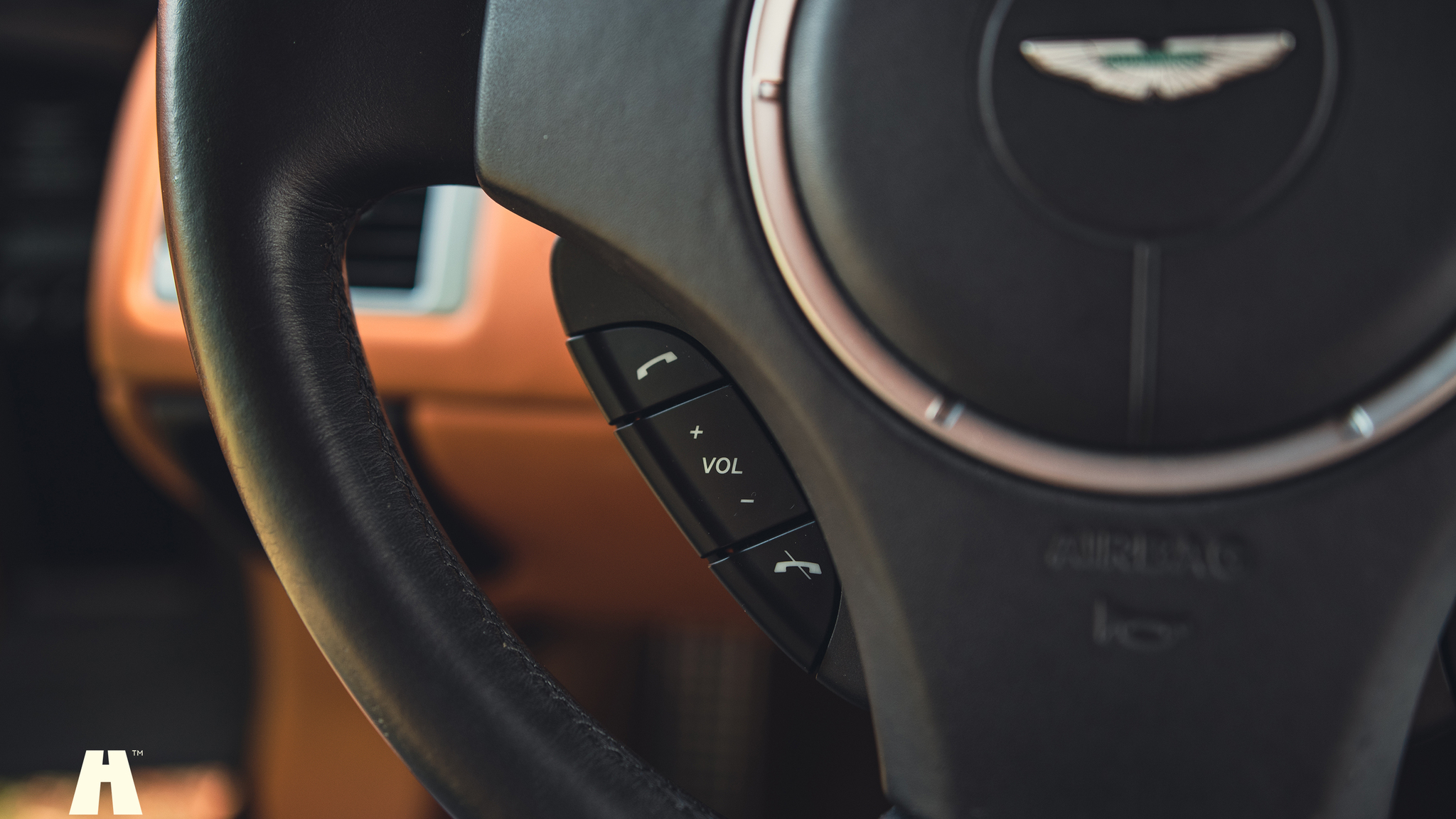 Interiörbild 2014 Aston Martin Rapide S