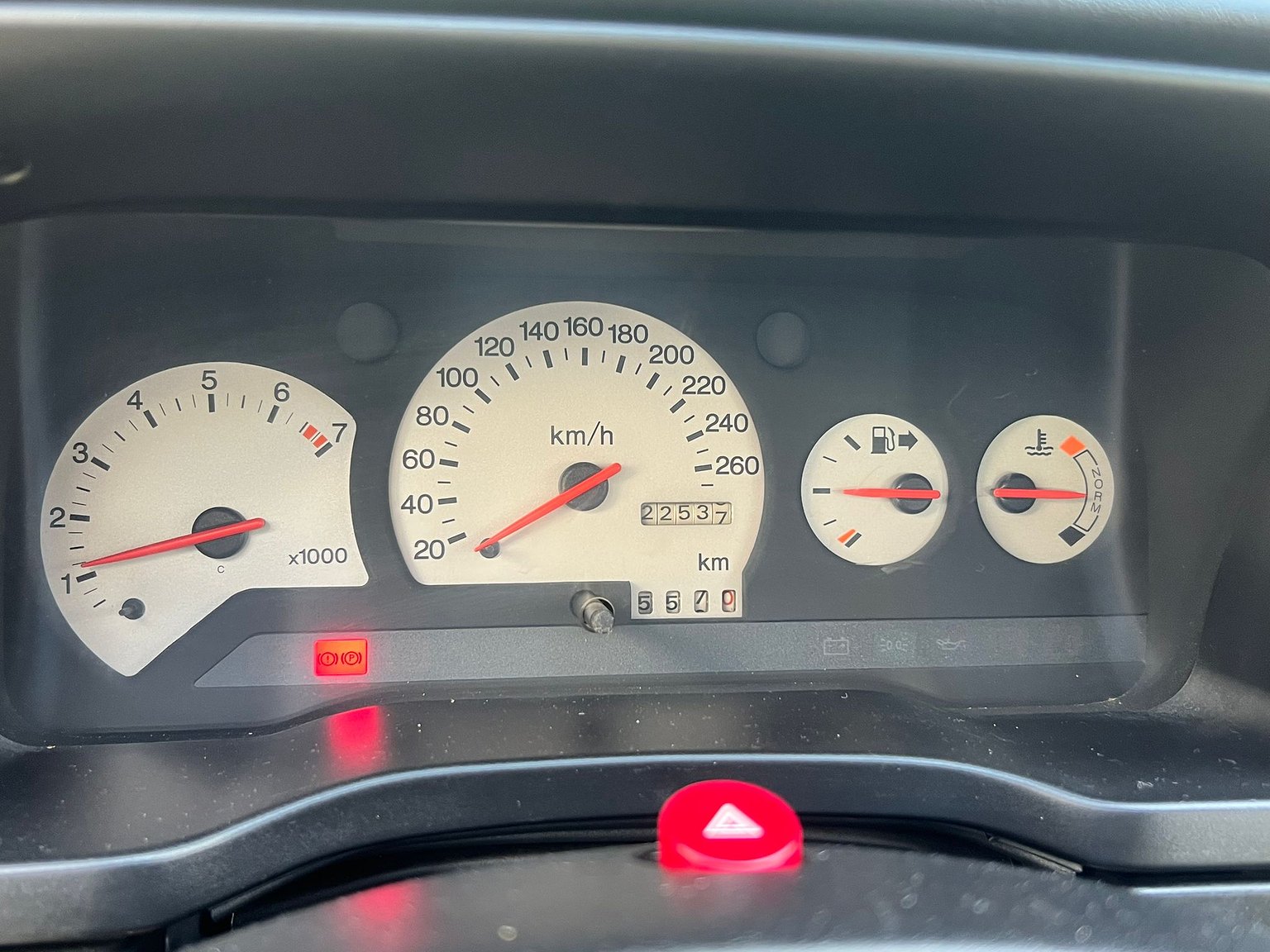 Interiörbild 1993 Ford Escort RS Cosworth "Big Turbo"