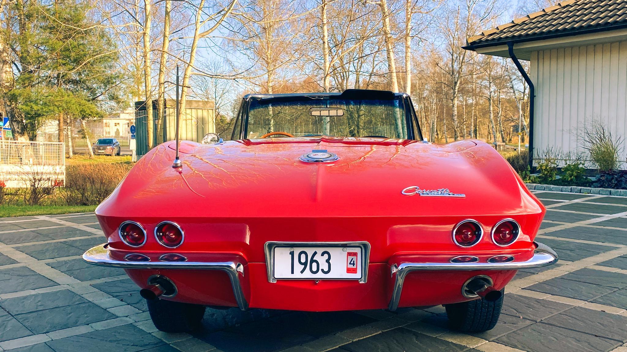 Exteriörbild på 1963 Corvette C2 Stingray