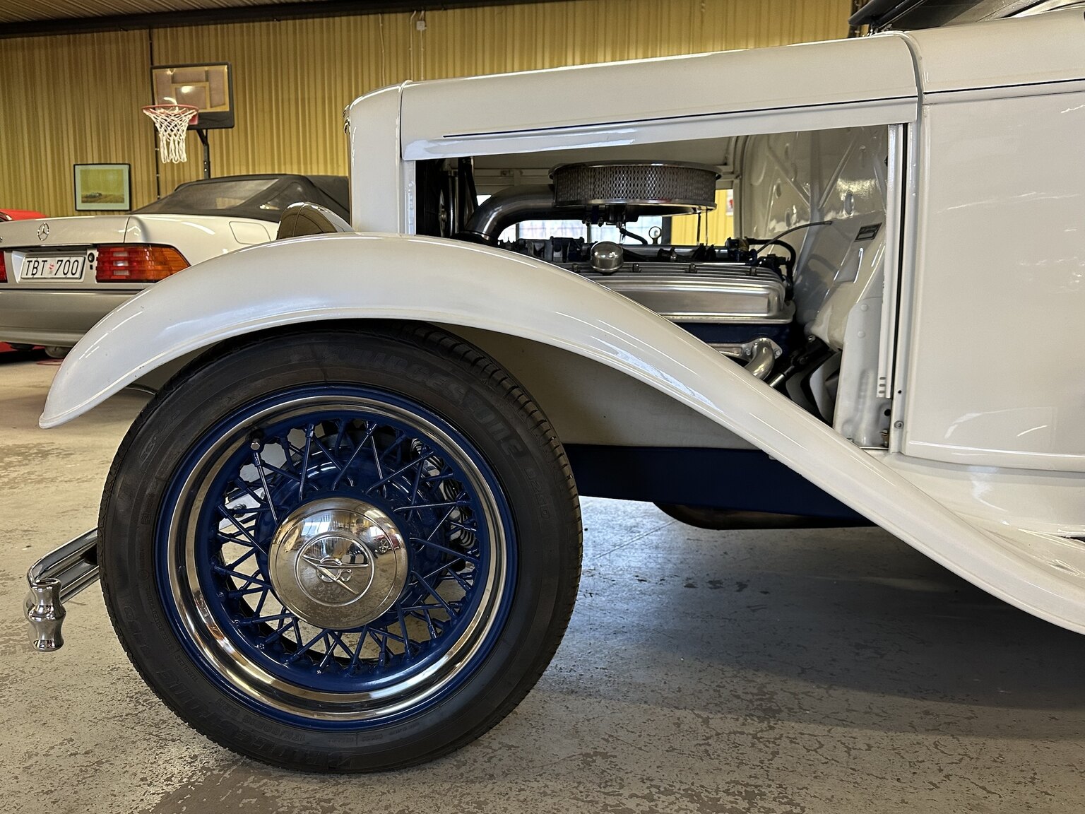Exteriörbild på 1932 Custom Ford Rod White Ice