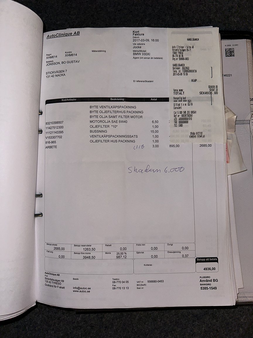 Documentation for 2001 BMW 330Xi