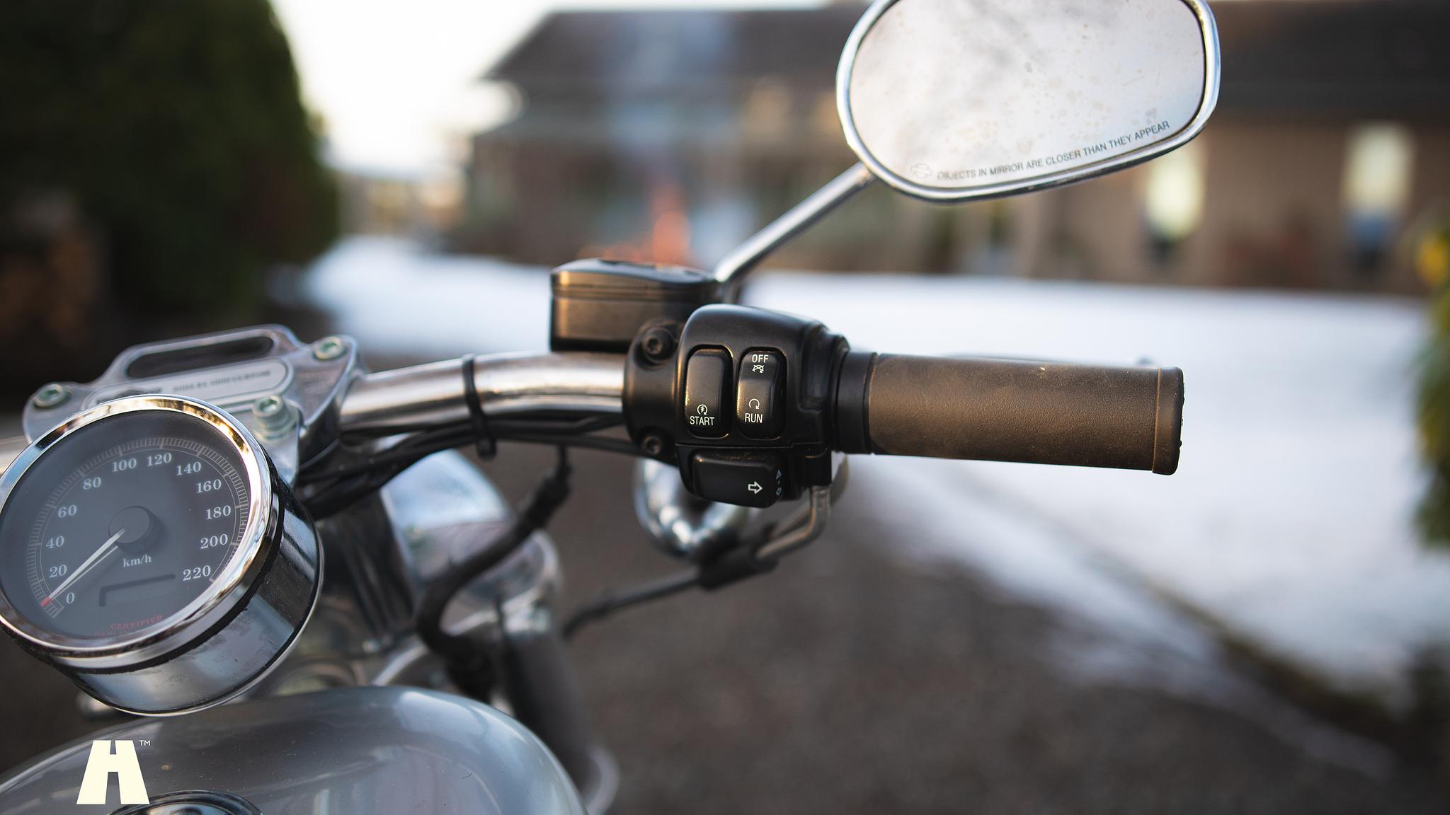 Exterior image of 2003 Harley Davidson Sportster 1200C 100th Anniversary Edition