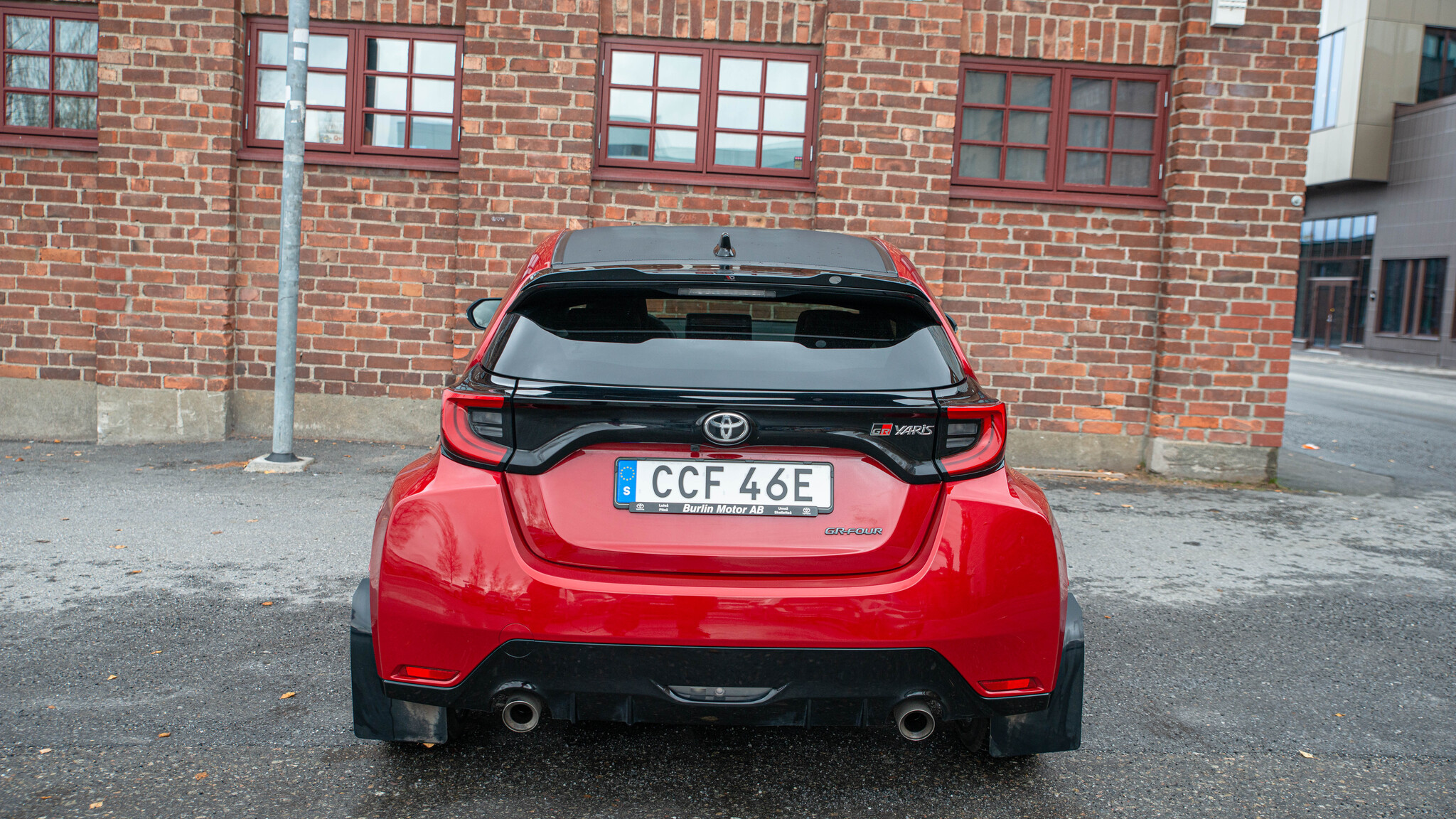 Exteriörbild på 2021 Toyota GR Yaris 