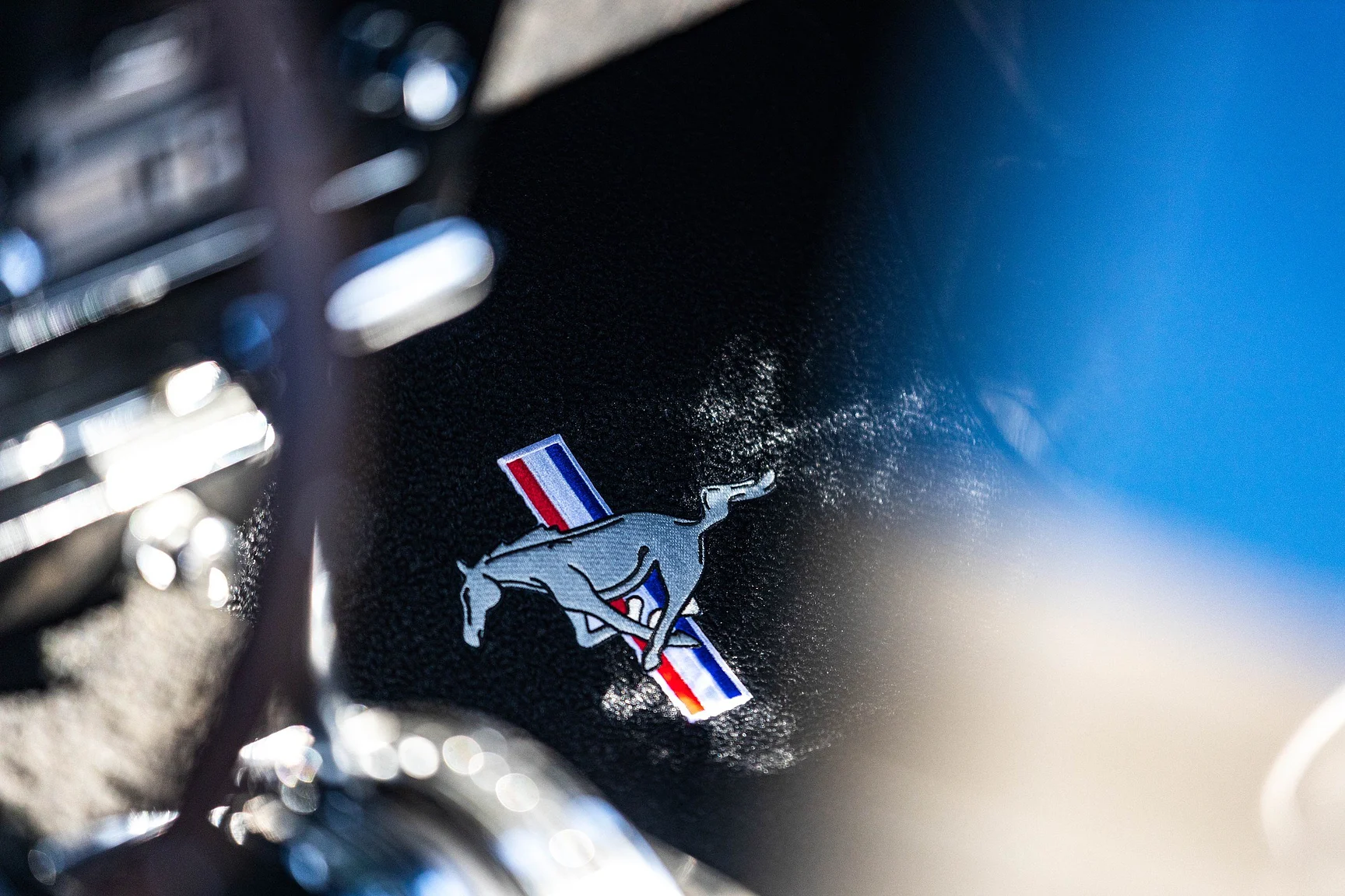 Interiörbild 1969 Ford Mustang GT Cabriolet "M-code" (6)