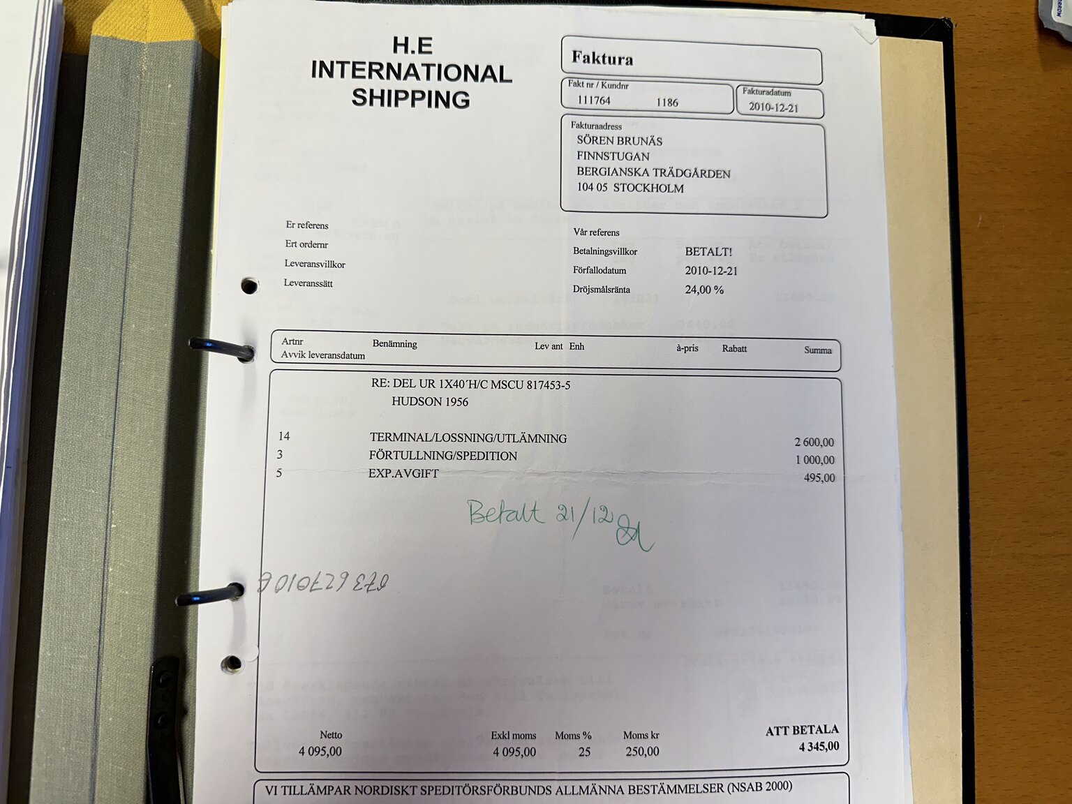 Documentation for 1956 Hudson Metropolitan