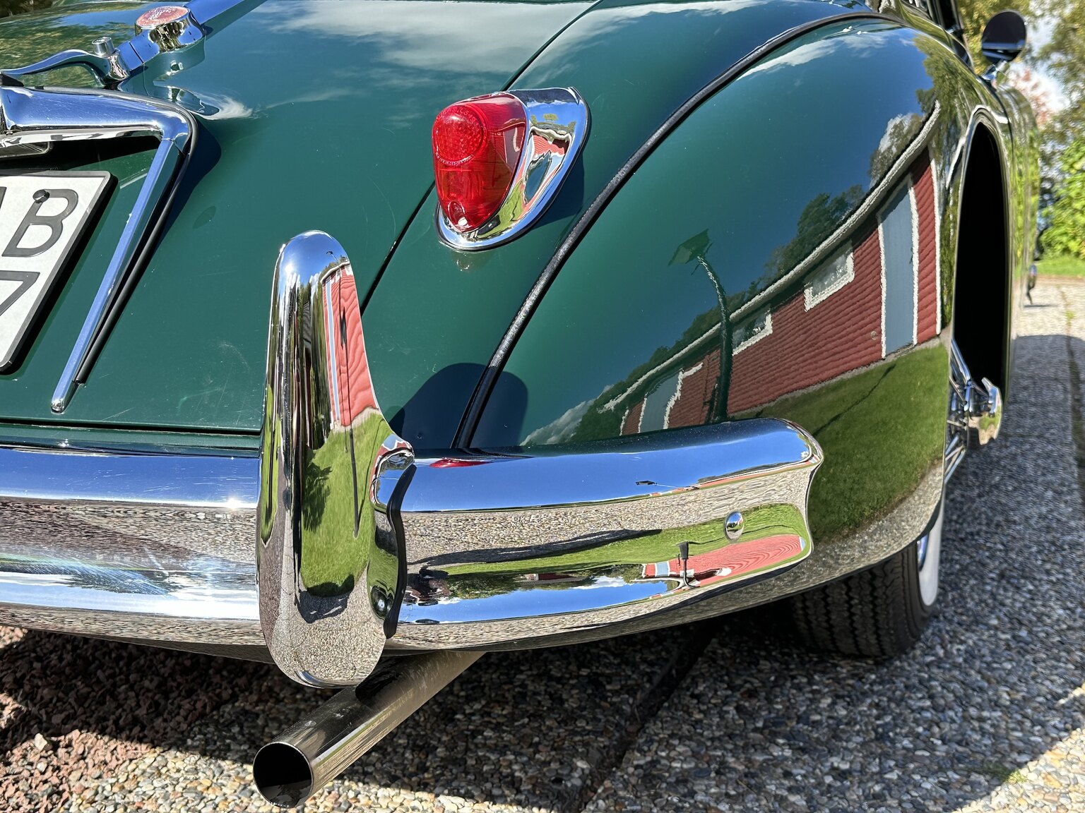 Exterior image of 1958 Jaguar XK150