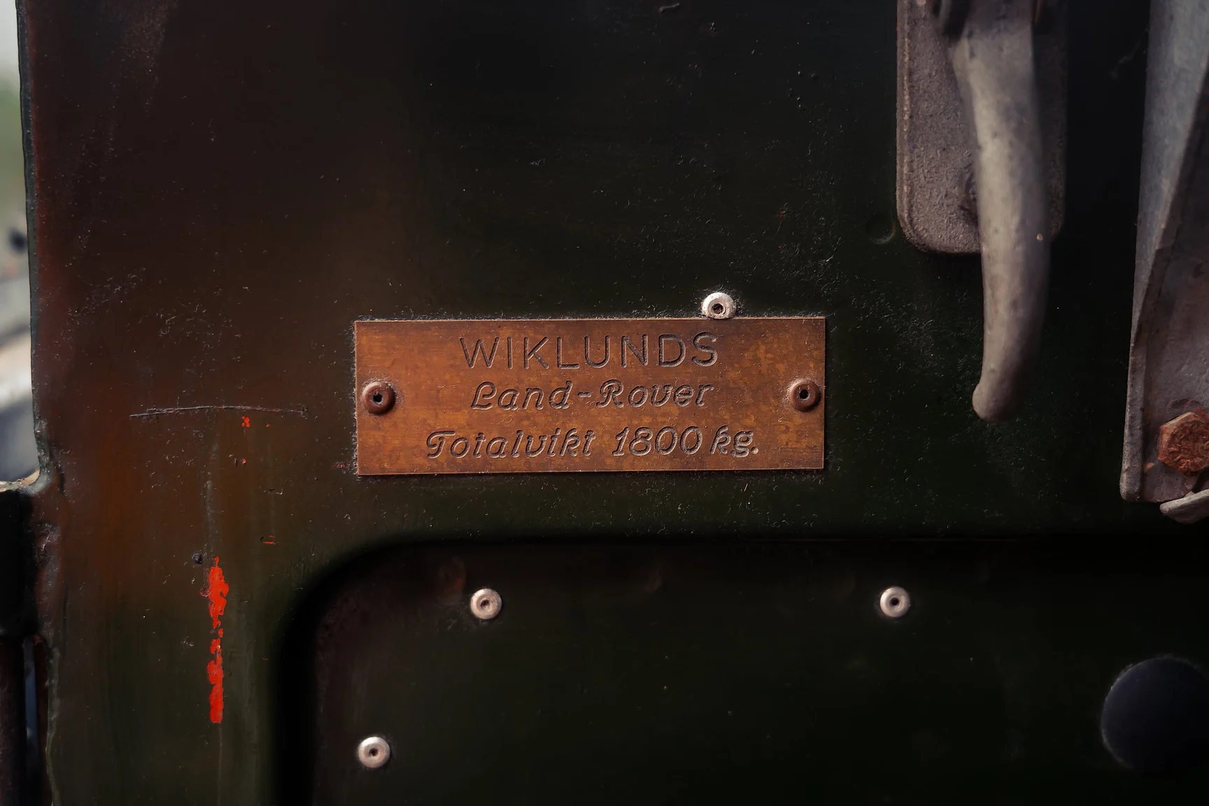 Innenraumfoto von 1953 Land Rover Series 1 Soft Top (30)