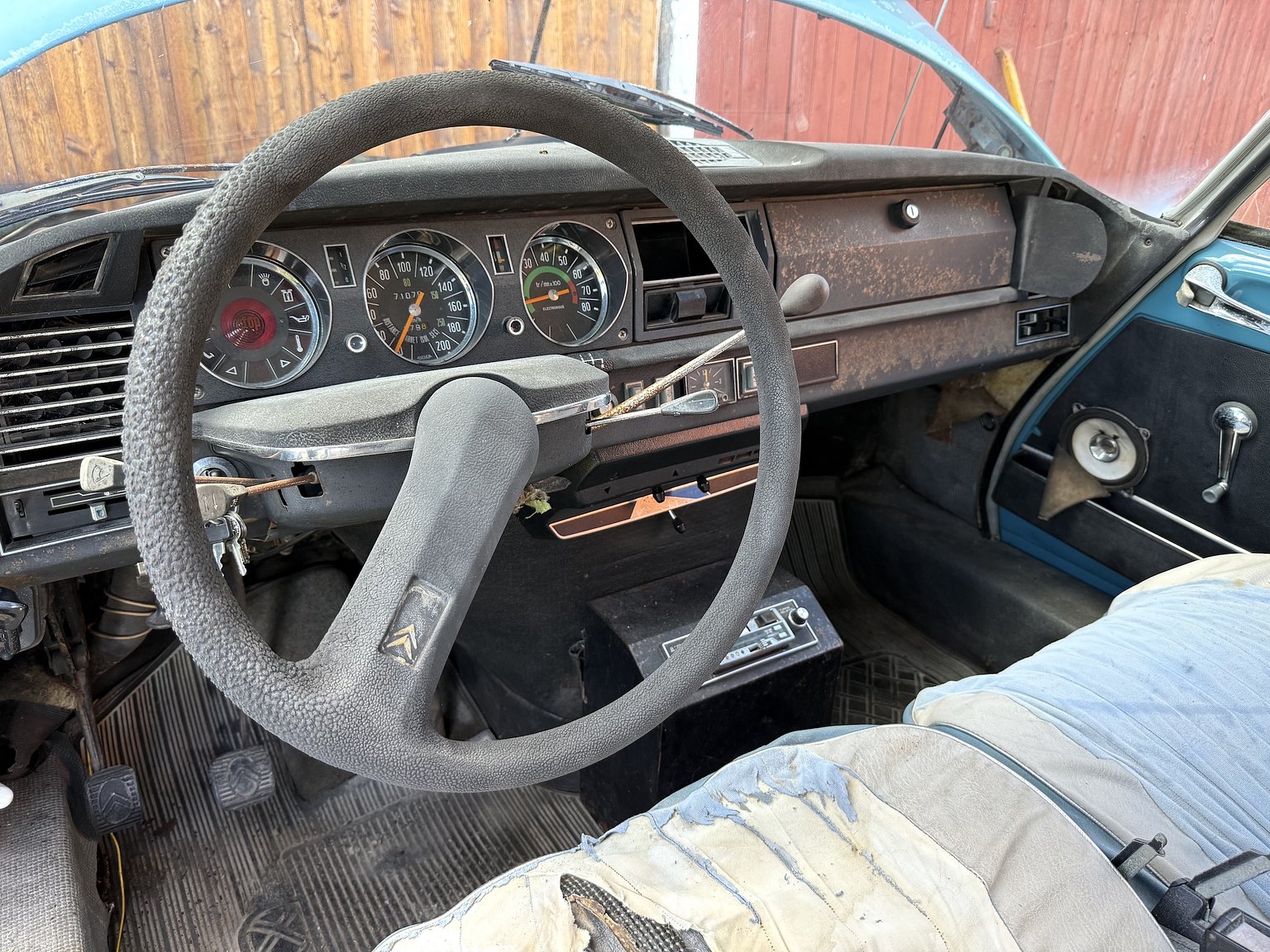 Interiörbild 1974 Citroën ID 20 Break 2.0