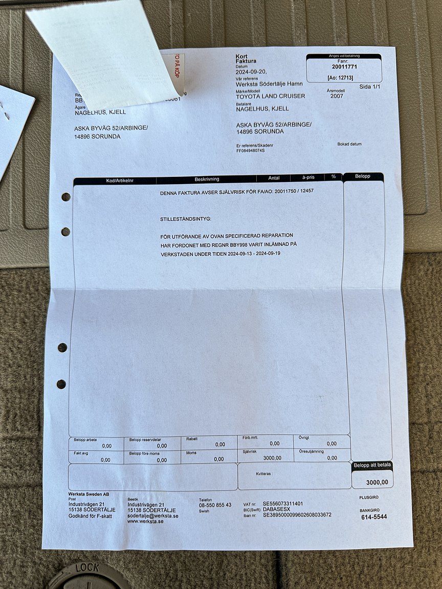Documentation for 2008 Toyota Land Cruiser 4.5 4WD V8