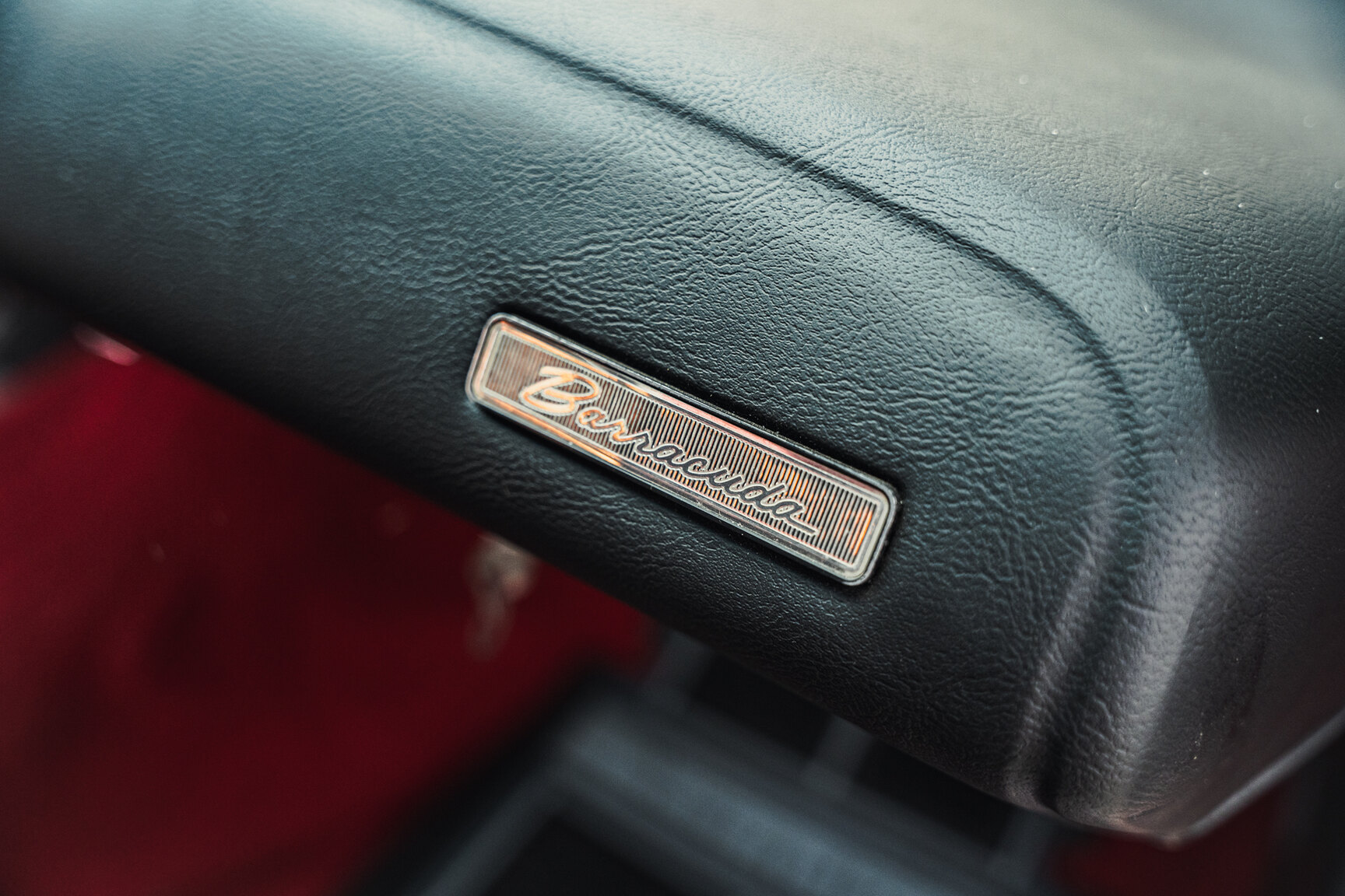 Interiörbild 1972 Plymouth Cuda 340 (42)