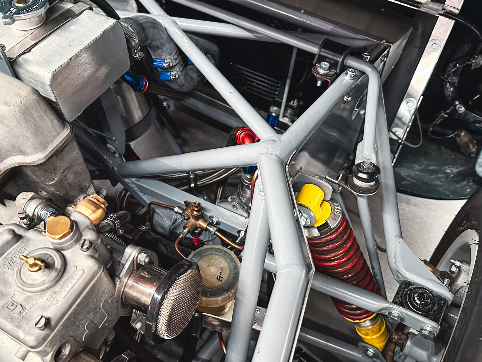 Image of 1965 Ginetta G Racer mechanics