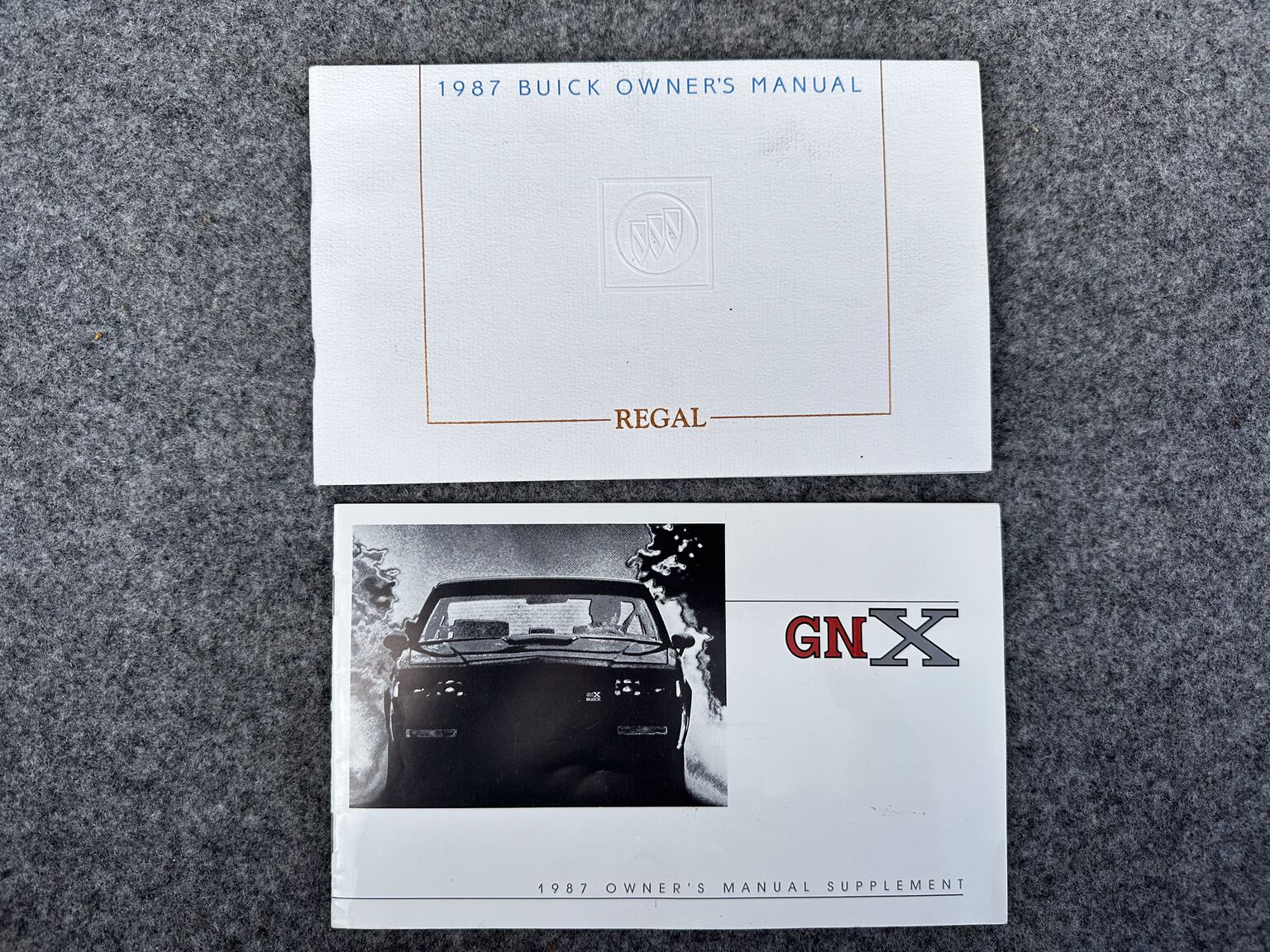 Documentation for 1987 Buick Grand National "GNX" (1)