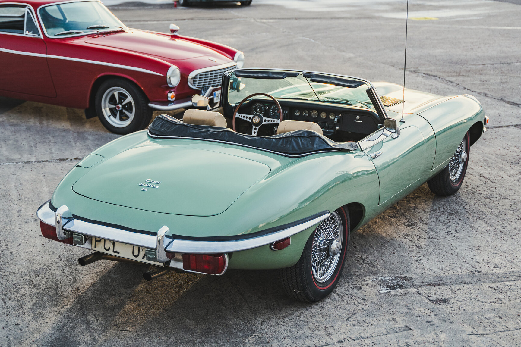 Exteriörbild på 1970 Jaguar E-Type Roadster