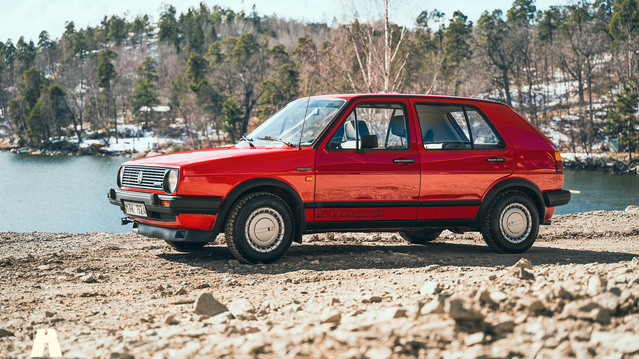 Exterior image of 1987 Volkswagen Golf CL Syncro