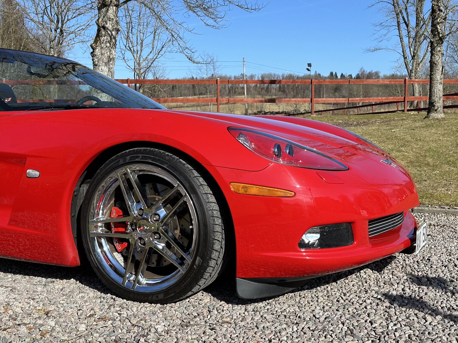 Exteriörbild på 2005 Corvette C6 Z51 Cabriolet