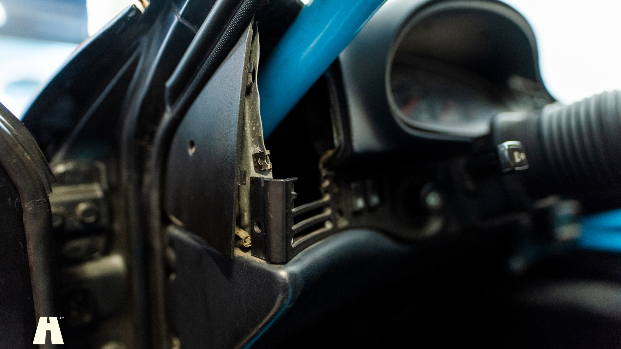 Interiörbild 1992 Porsche 968 Trackday