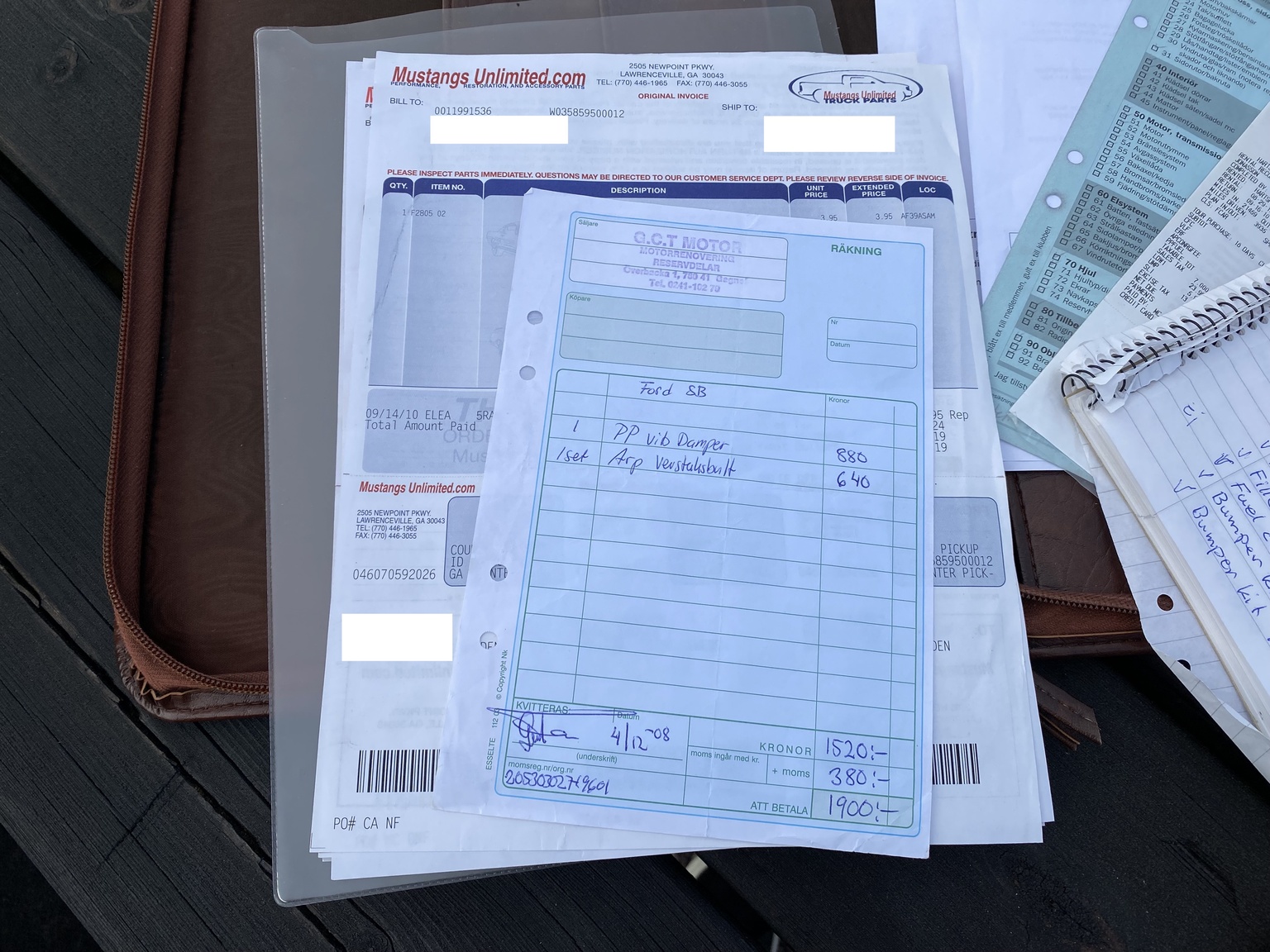 Dokumentation för 1967 Ford Mustang Fastback (4)