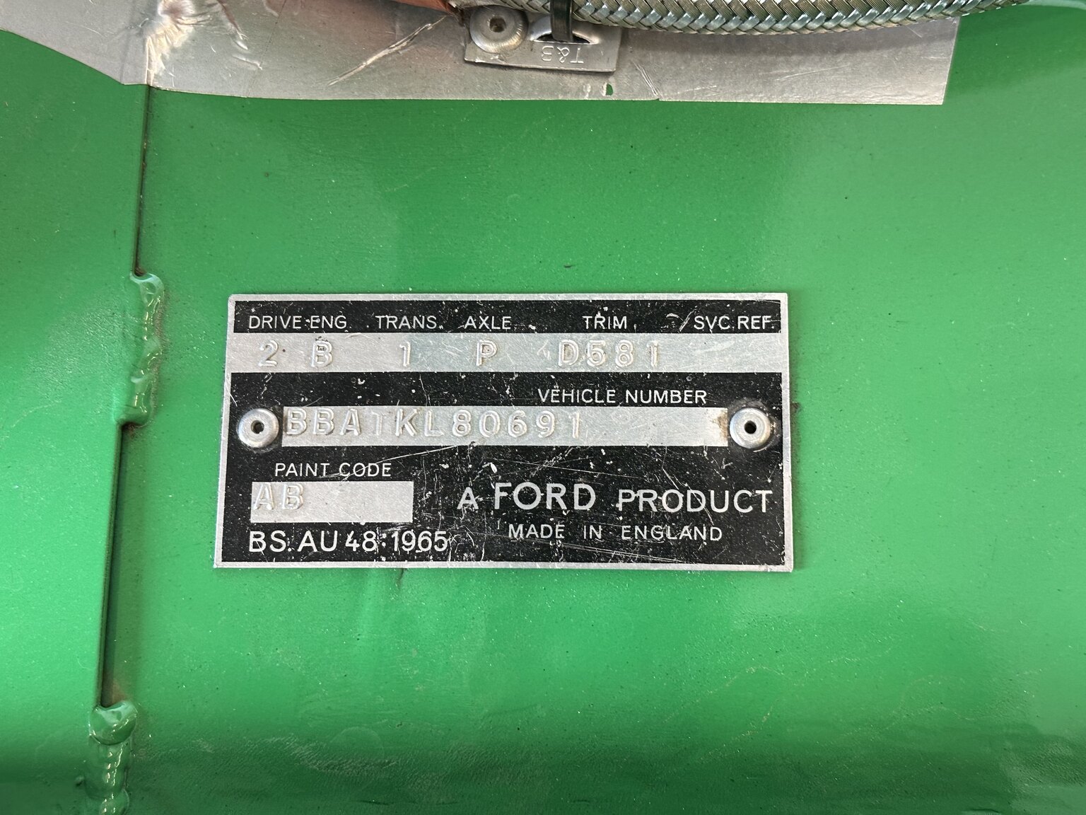 Image of 1970 Ford Escort MK1 Cosworth mechanics