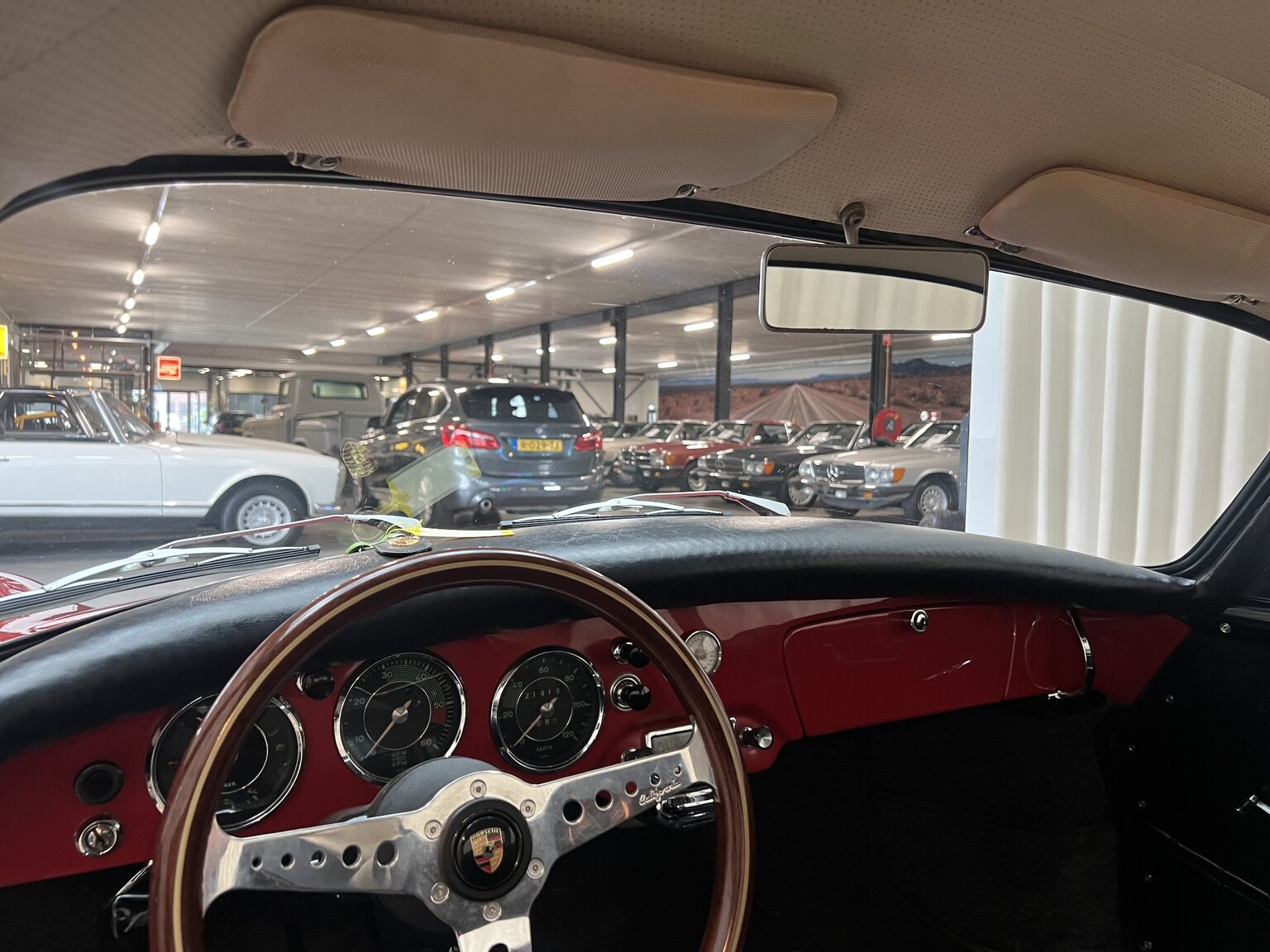 Interior image of 1960 Porsche 356