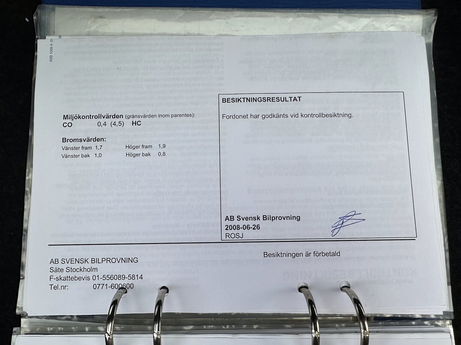 Documentation for 1984 Volkswagen Golf GTI Special