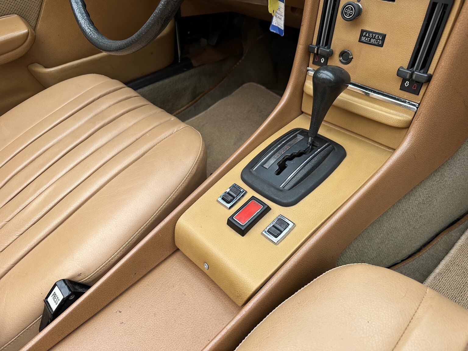 Interiörbild 1973 Mercedes-Benz 450 SL