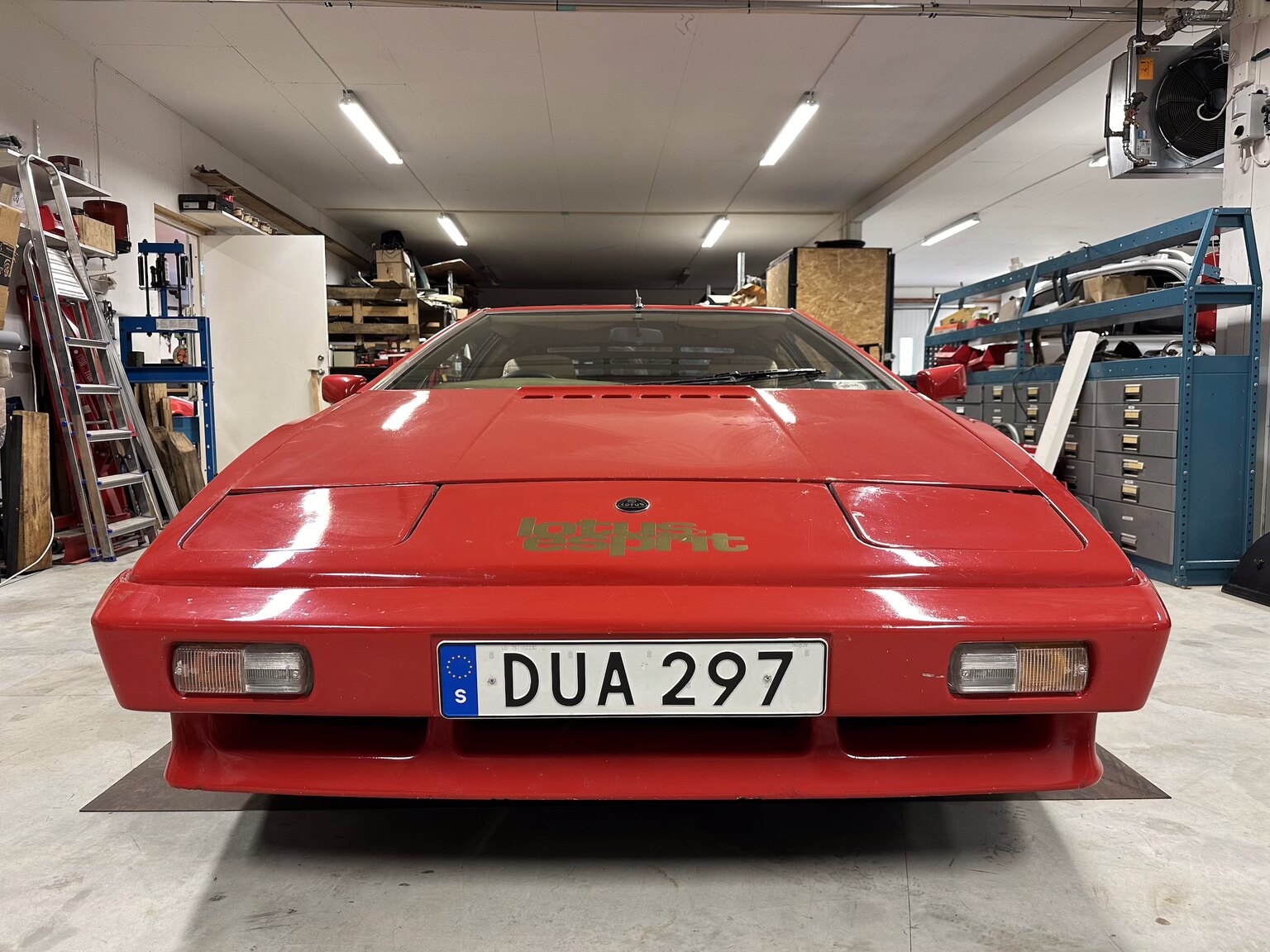 Exteriörbild på 1977 Lotus Esprit S1