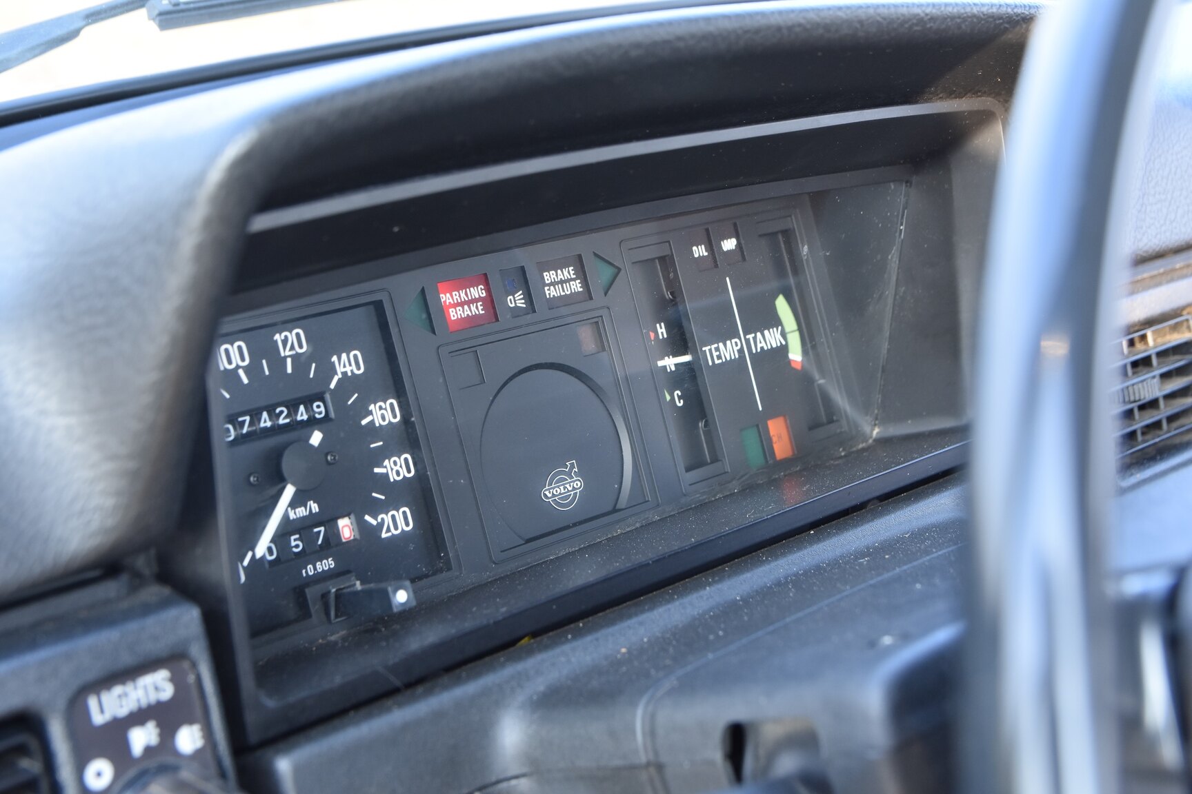 Interiörbild 1975 Volvo 242