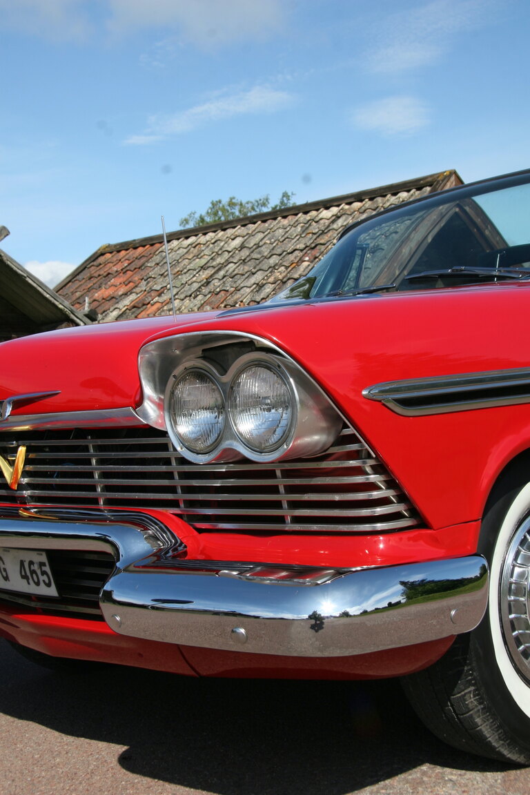 Exteriörbild på 1958 Plymouth Belvedere Convertible