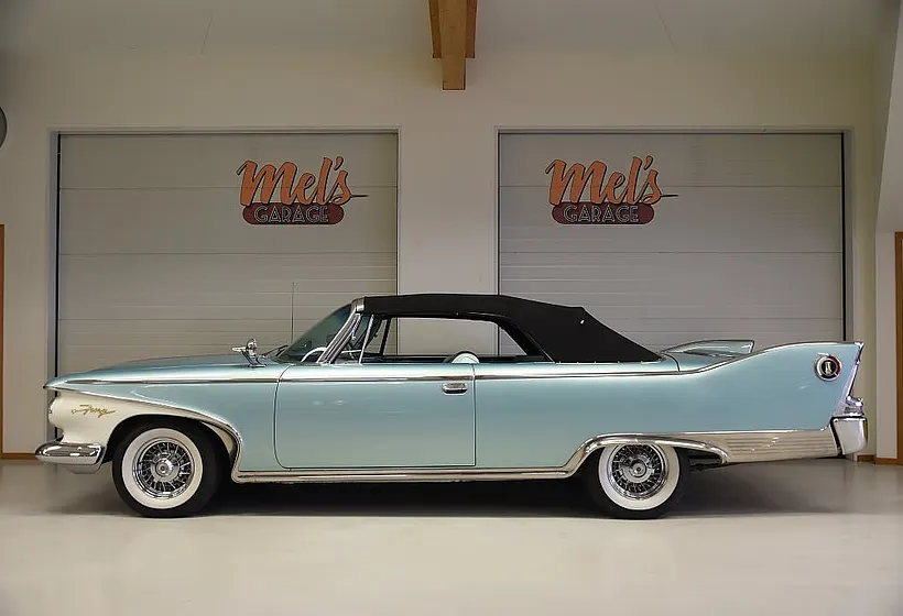 1960 Plymouth Fury Cabriolet V8 318 BB Polly Head Tryckknapps automat OLA026