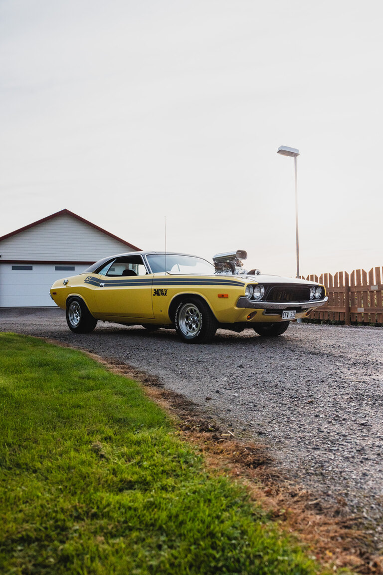 Exteriörbild på 1972 Dodge Challenger