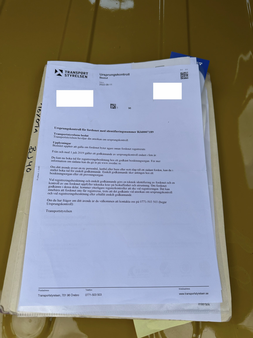 Documentation for 1976 Toyota Land Cruiser BJ40