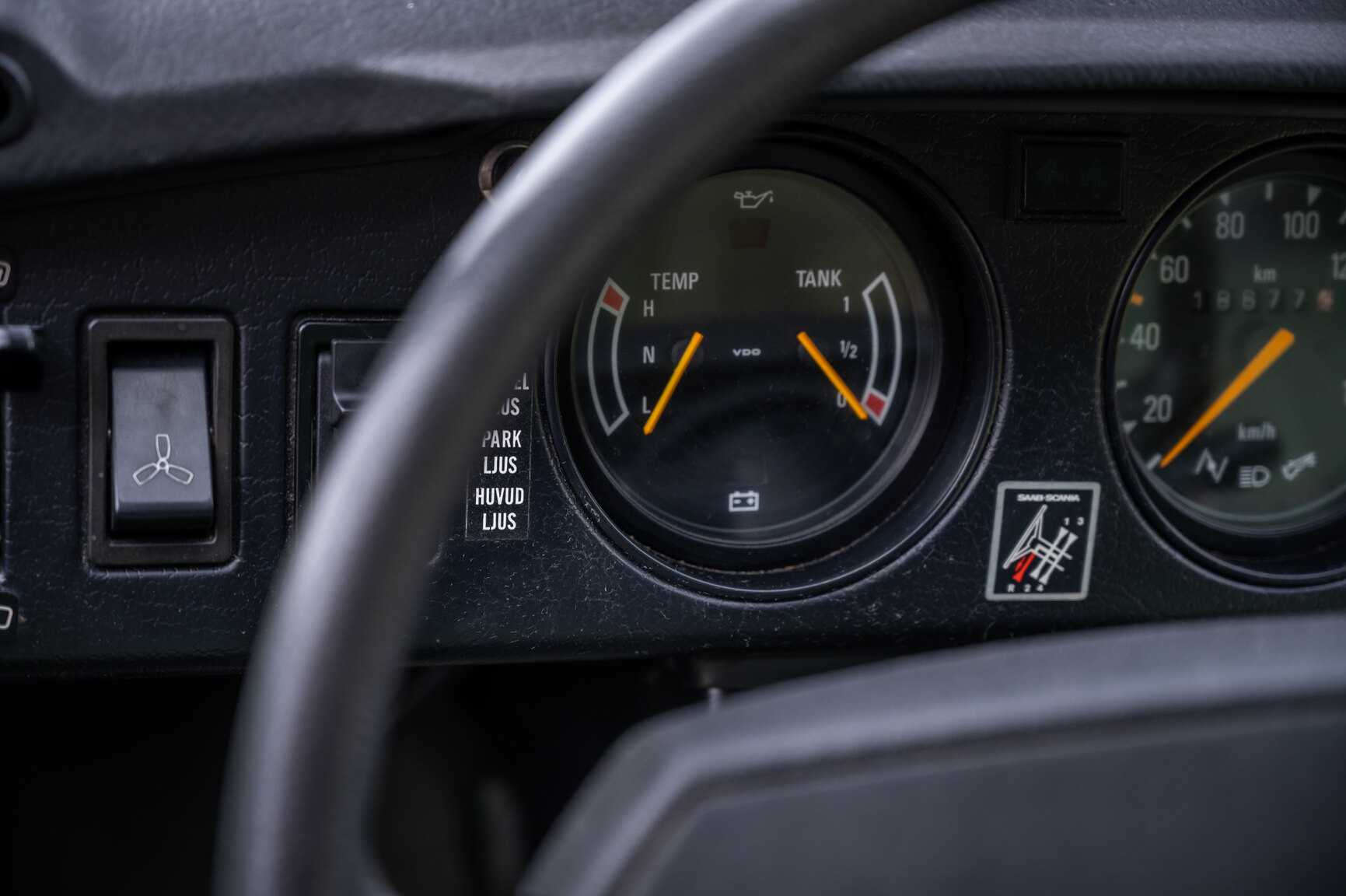 Interior image of 1979 Saab 96 GL