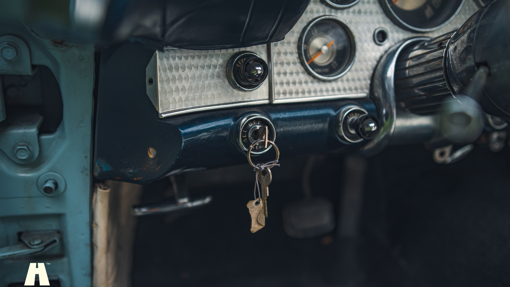 Innenraumfoto von 1957 Ford Thunderbird D-Code