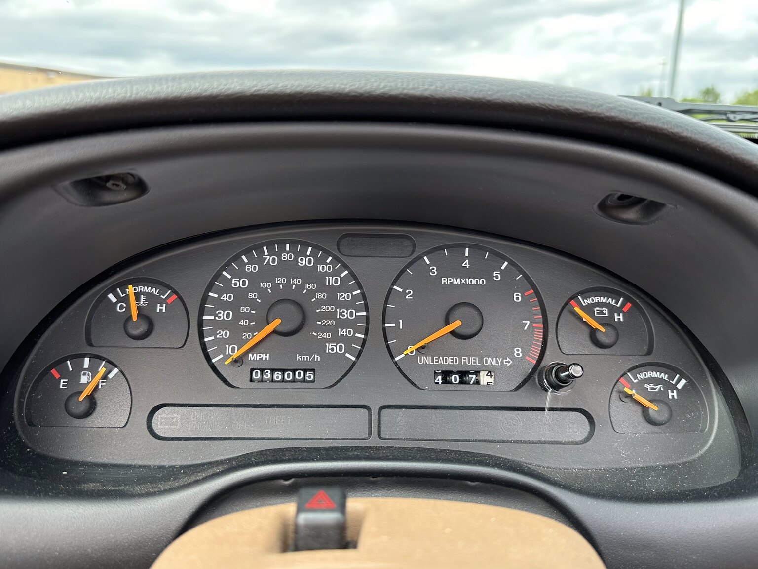 Interior image of 1998 Ford Mustang GT Convertible