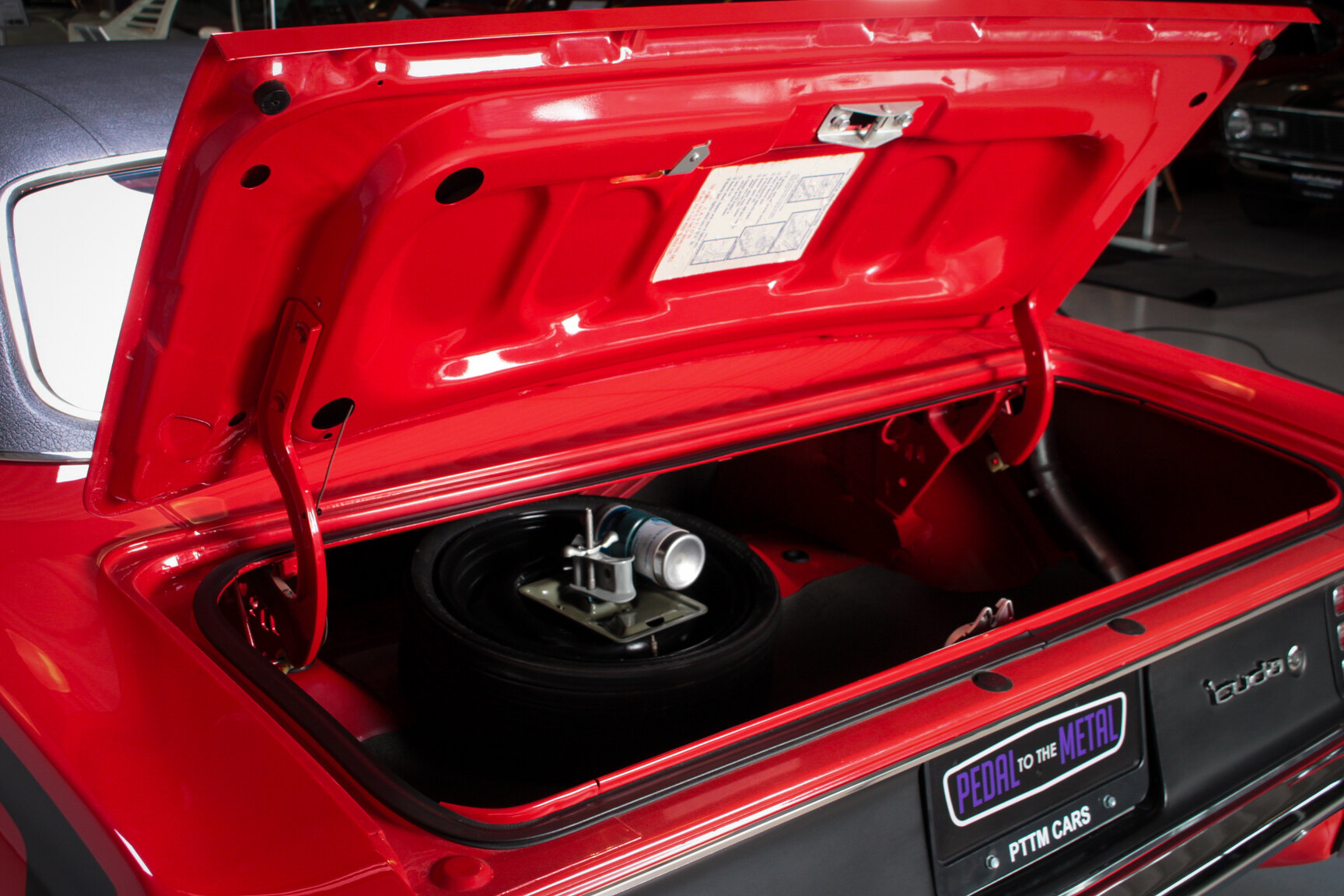 Interiörbild 1970 Plymouth Hemi Cuda