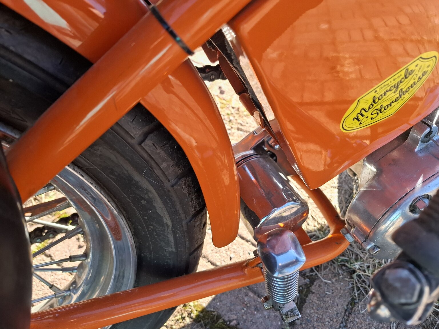 Aussenfoto 1953 Triumph Thunderbird Chopper