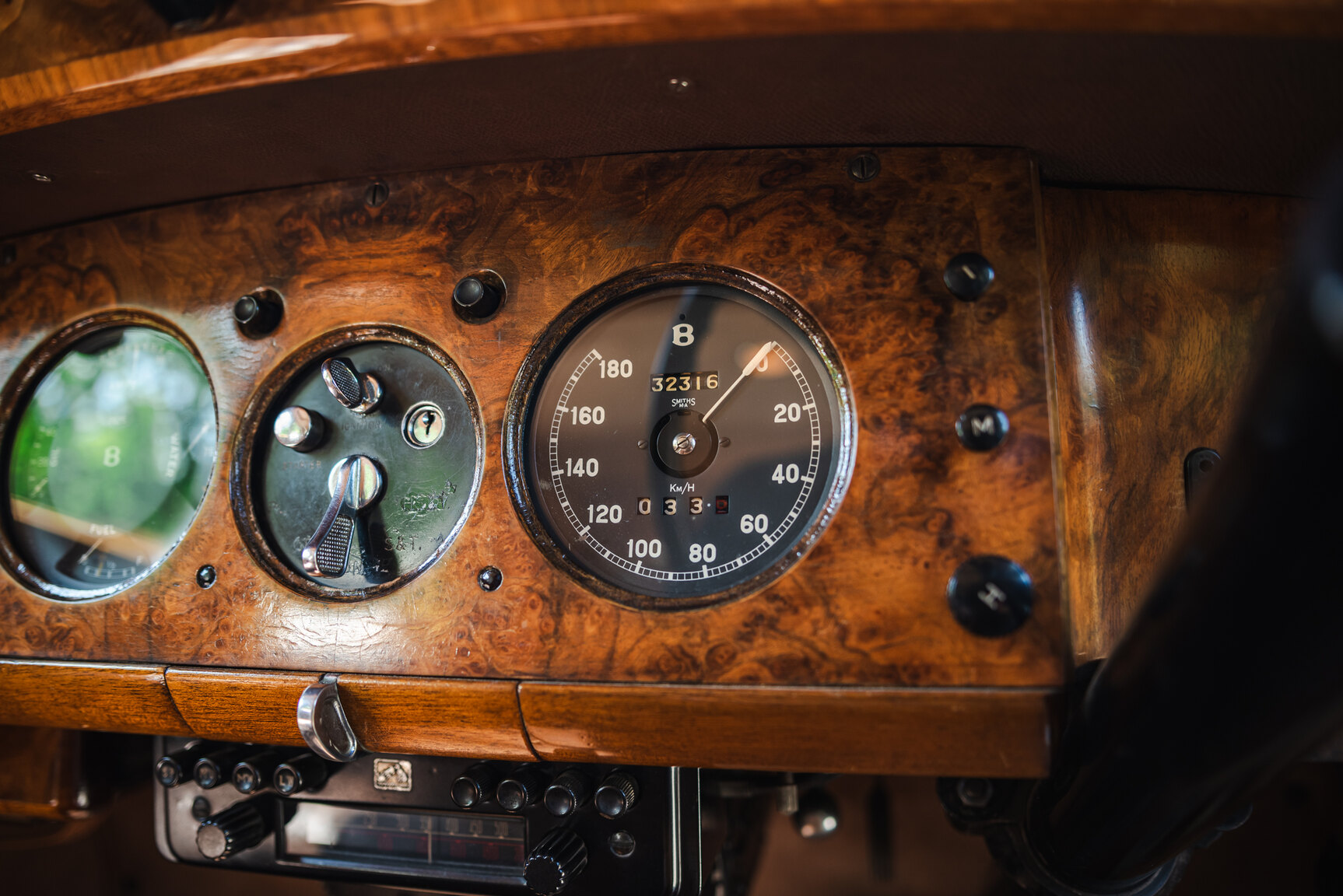 Innenraumfoto von 1950 Bentley 4 1/4 Litre