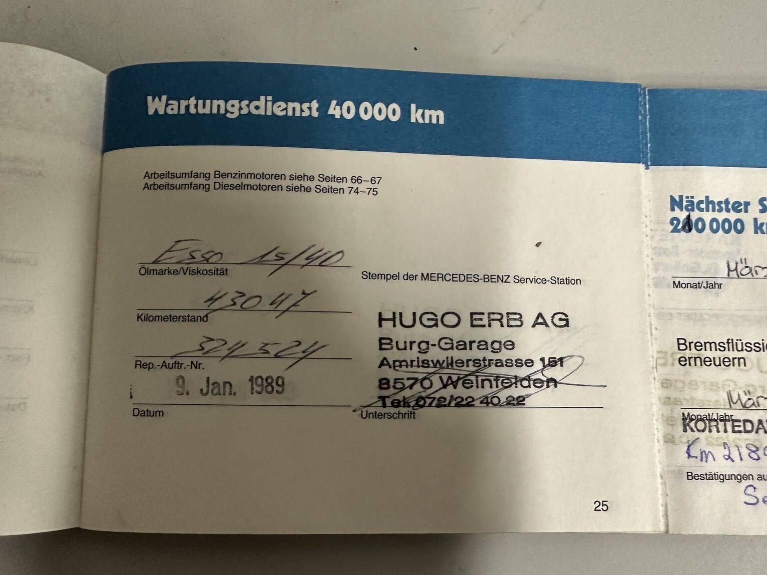 Dokumentation, 1986 Mercedes-Benz 500 SEC (9)