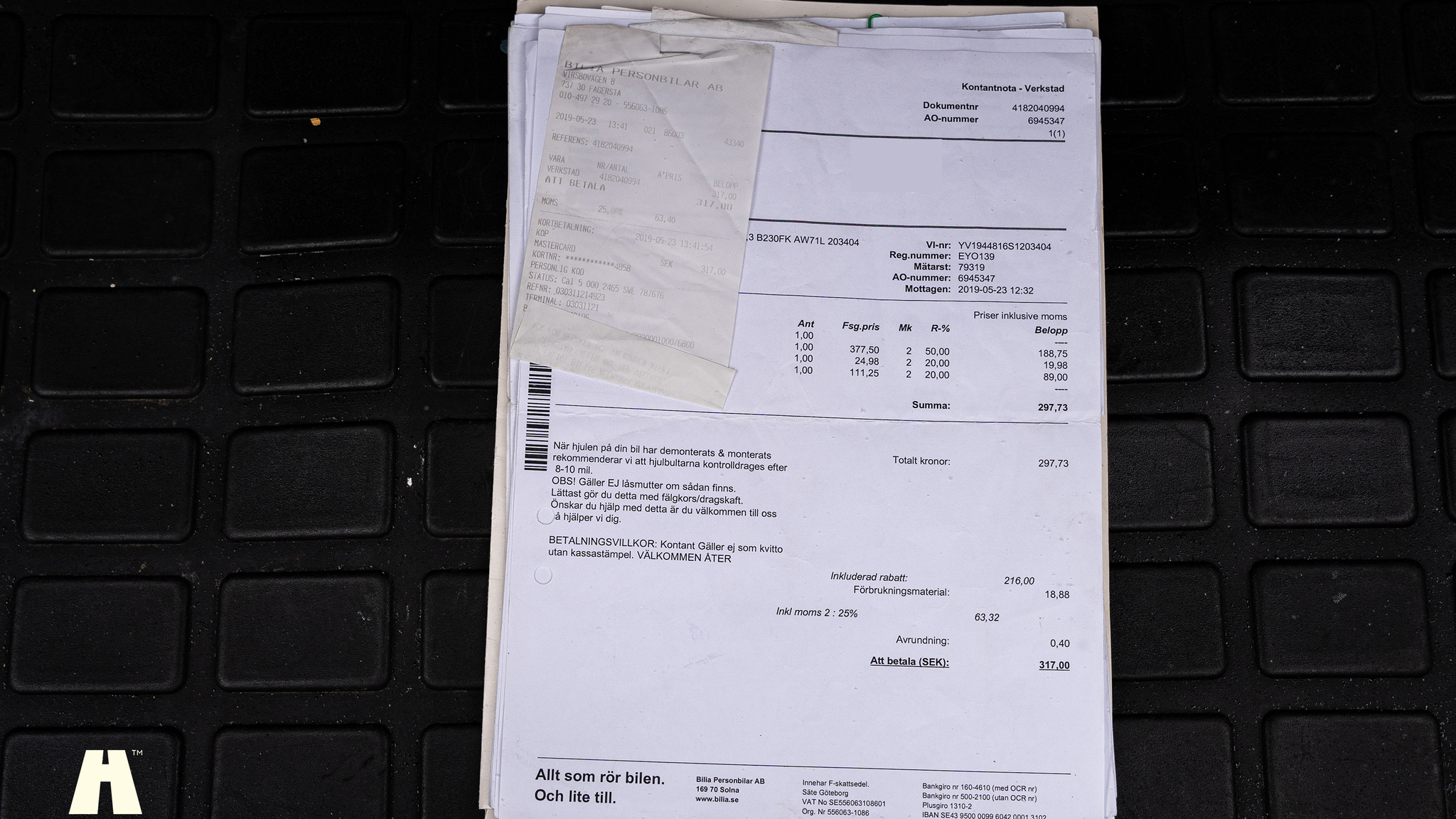 Documentation for 1995 Volvo 940 SE