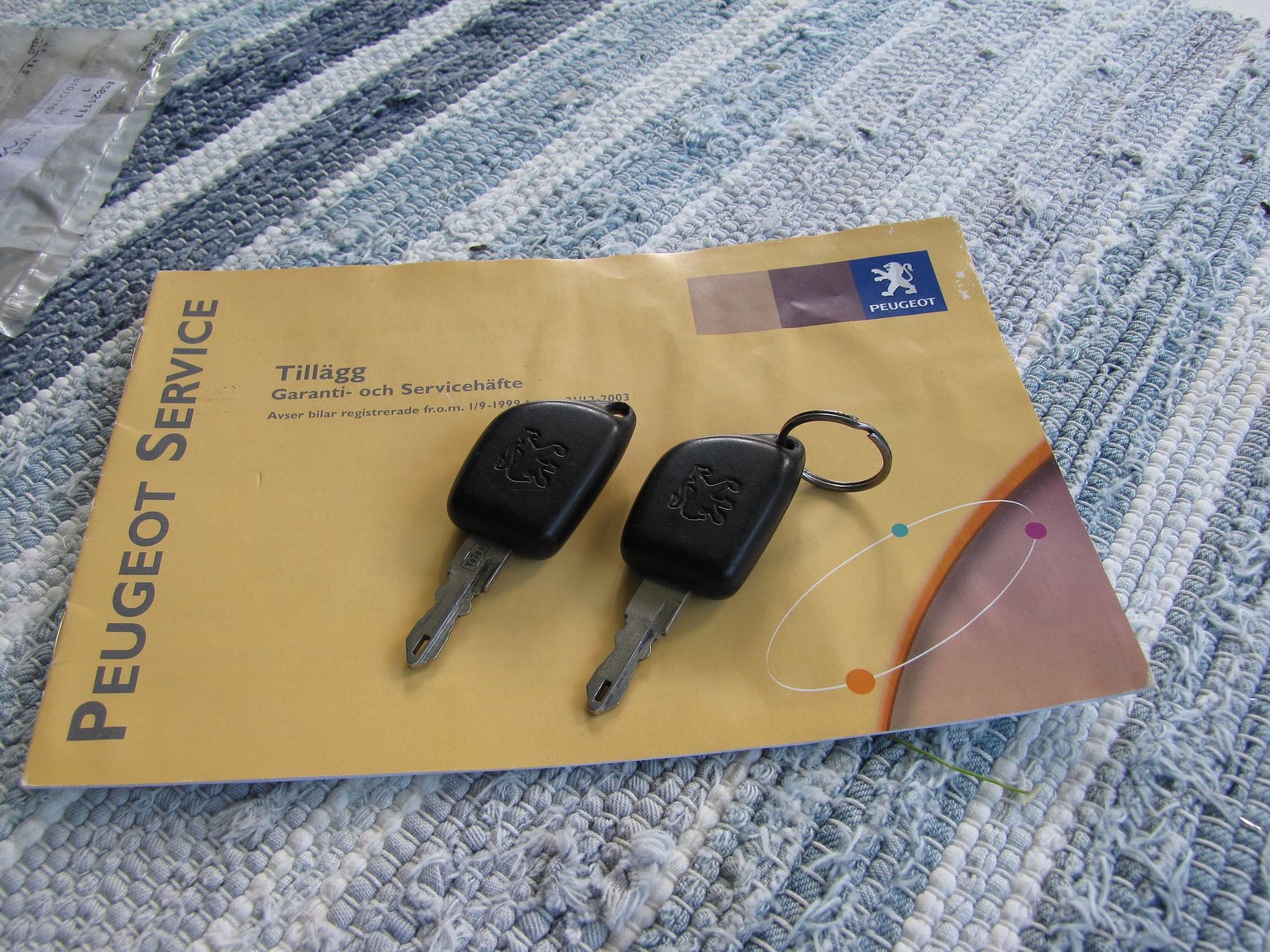 Documentation for 1999 Peugeot 306 Cabriolet 2.0 Manuell