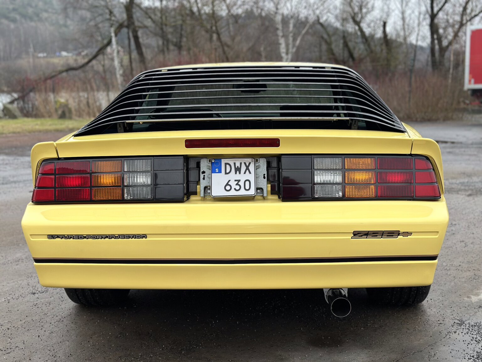 Exterior image of 1987 Chevrolet Camaro Z28