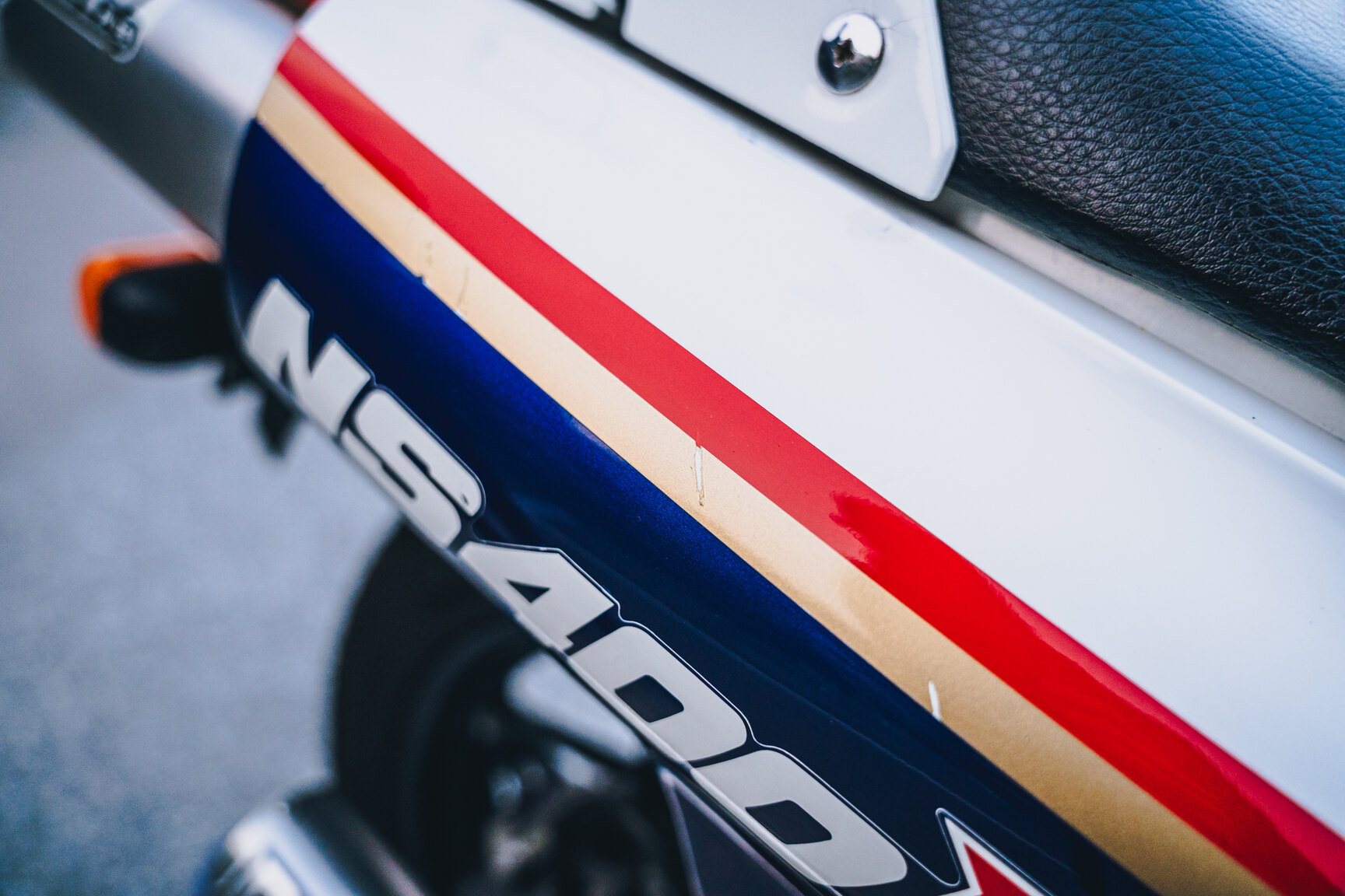 Exterior image of 1986 Honda NS400R Rothmans Replica