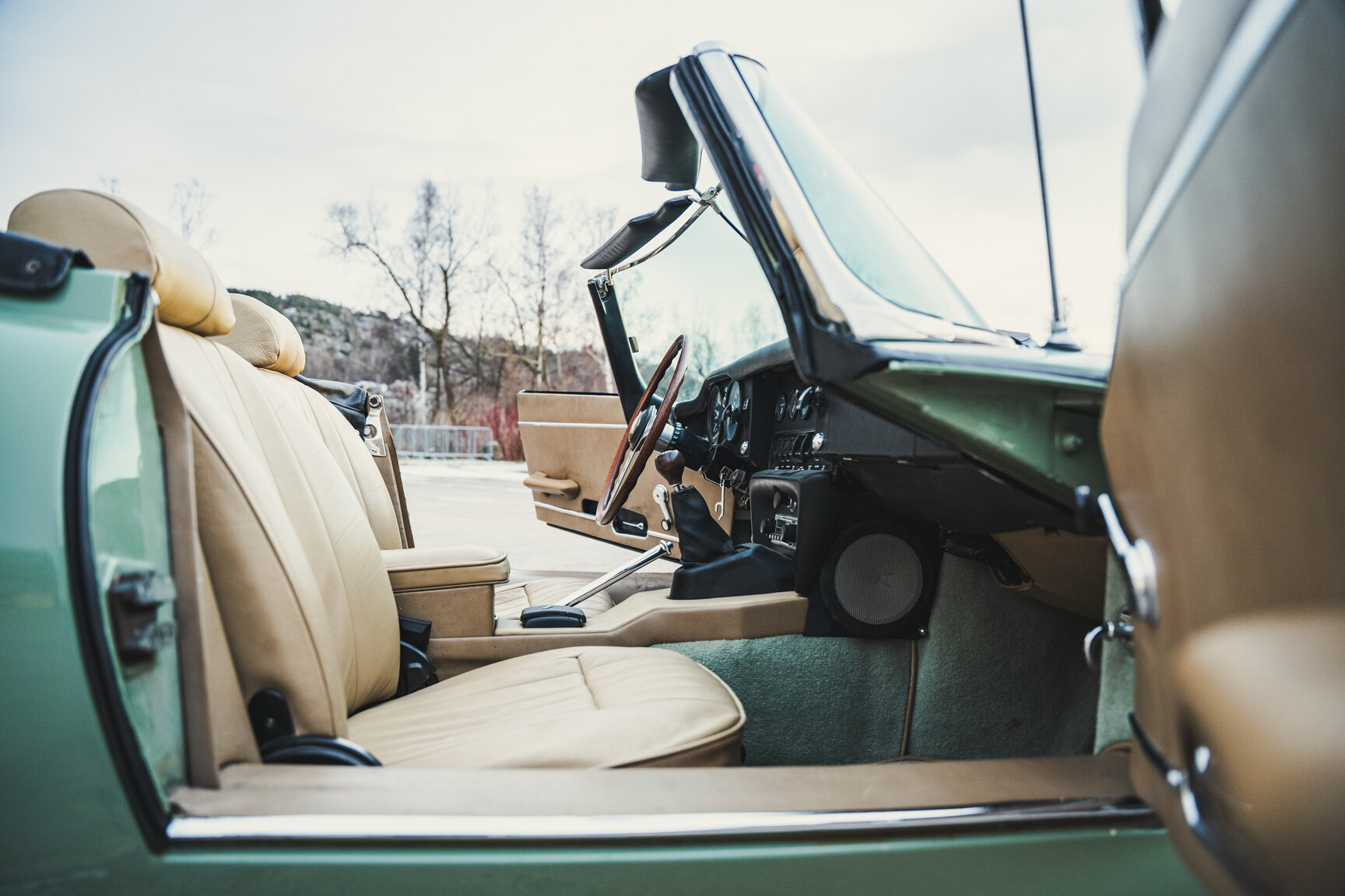 Interiörbild 1970 Jaguar E-Type Roadster