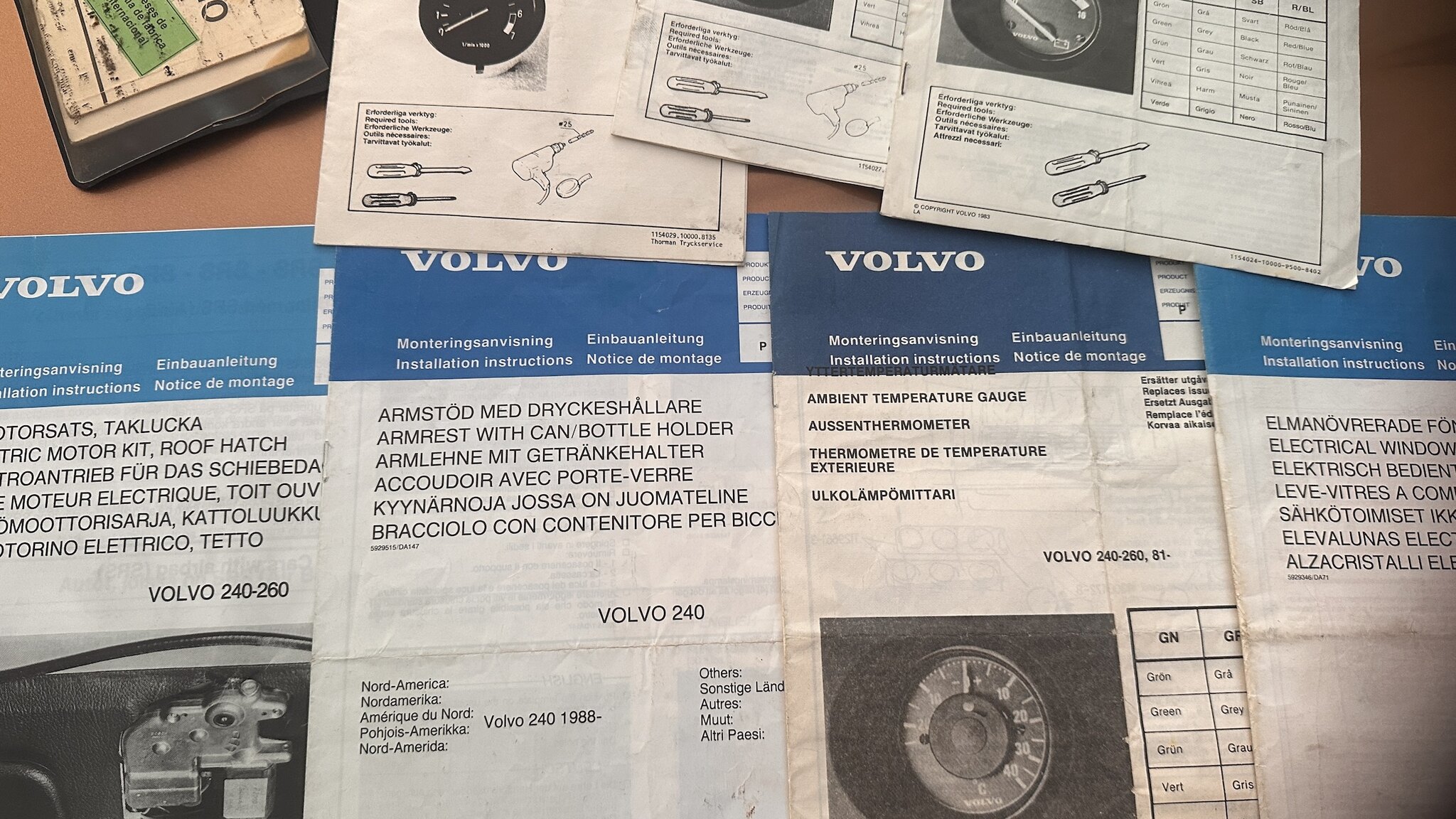 Dokumentation för 1981 Volvo 244 GLE D6
