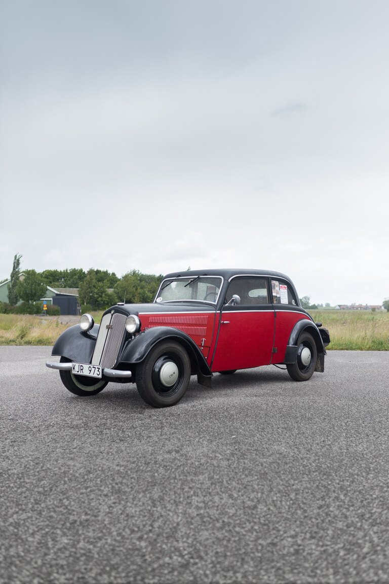 Exteriörbild på 1939 DKW Favorit Sedan